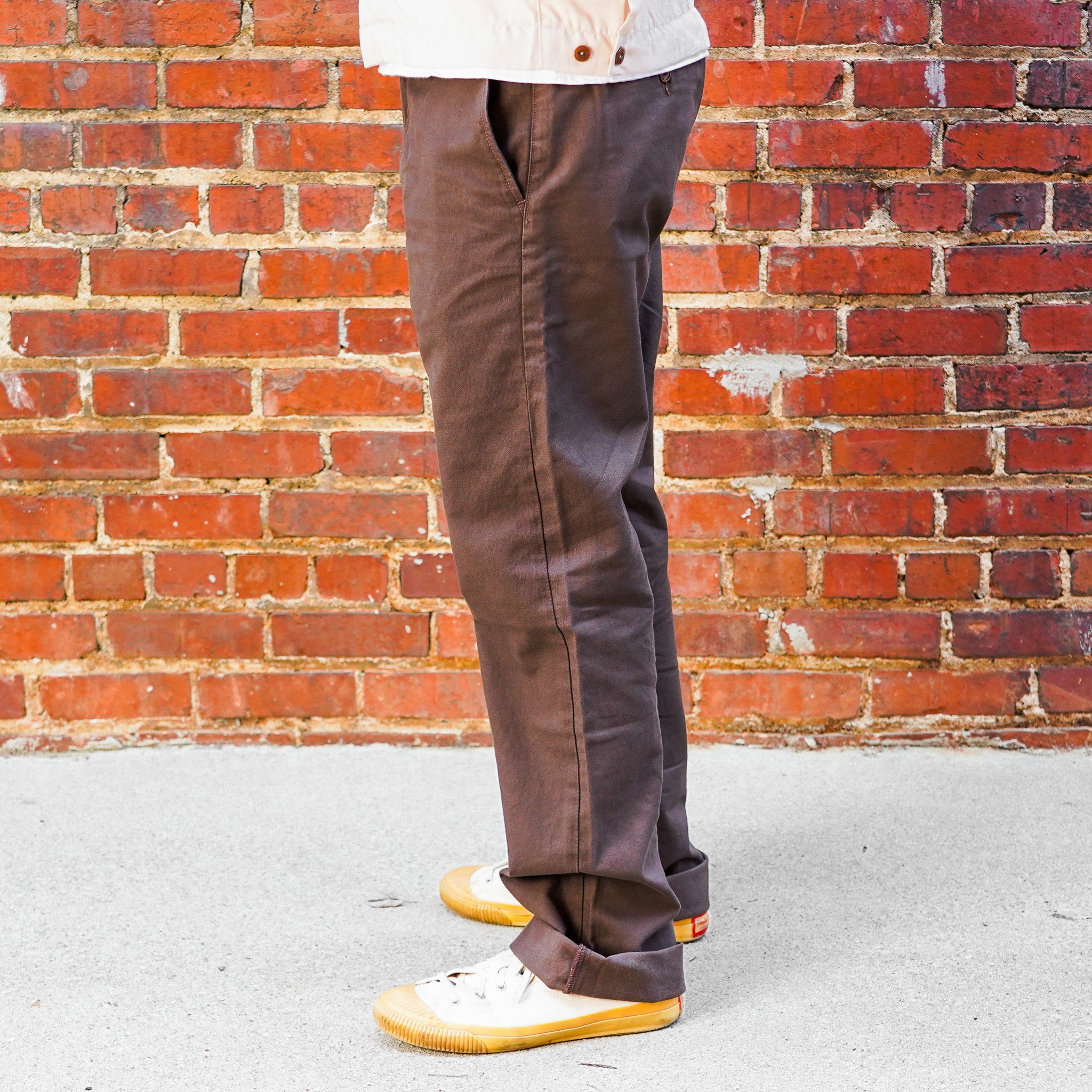 Freenote Cloth Deck Pant Straight Fit - Bark
