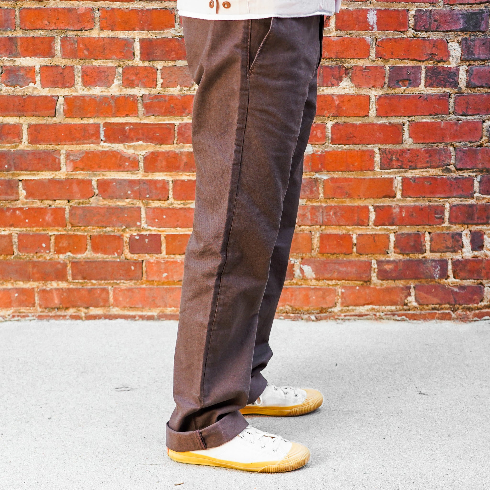 Freenote Cloth Deck Pant Straight Fit - Bark