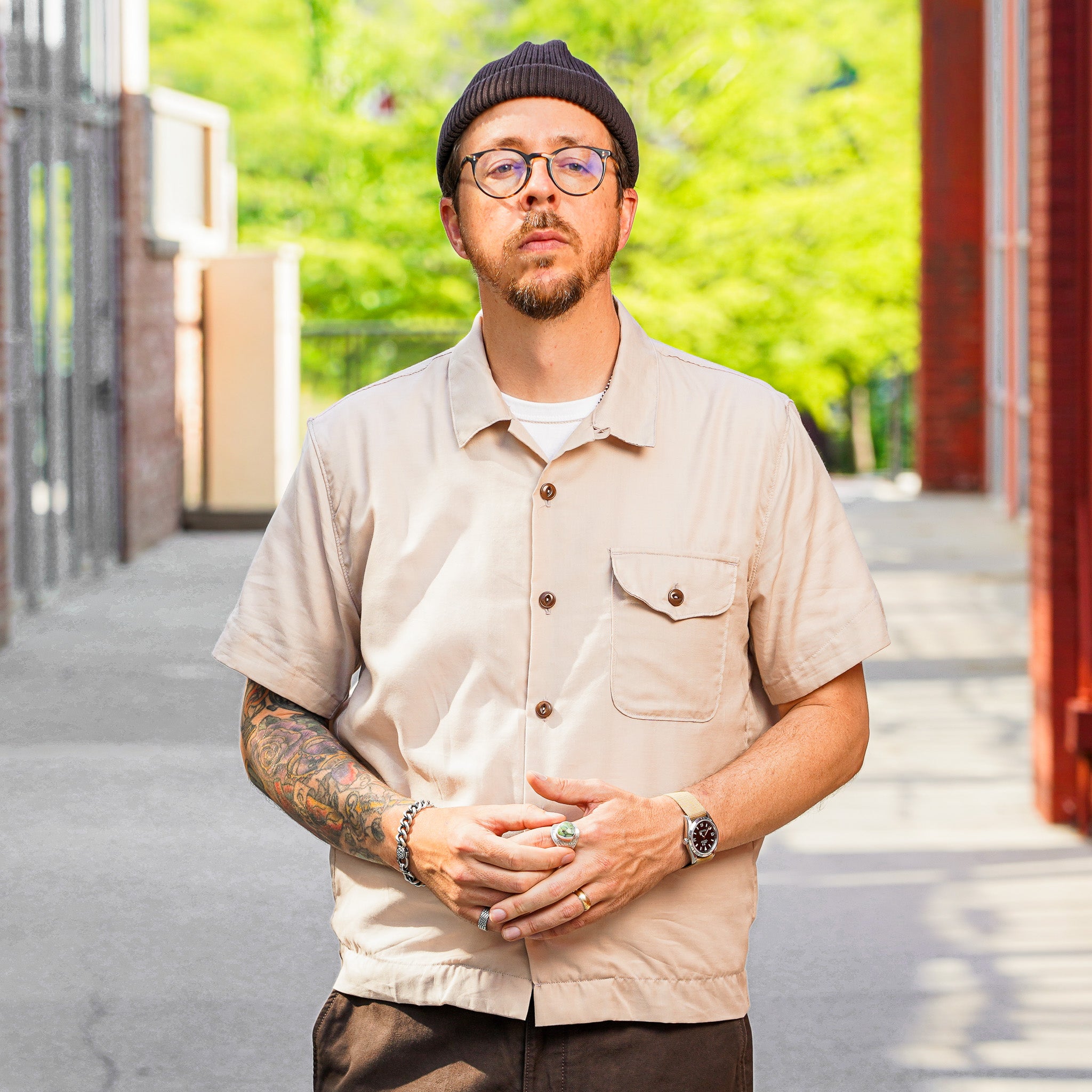 Freenote Cloth Jove Tencel Shirt - Tan – Guilty Party