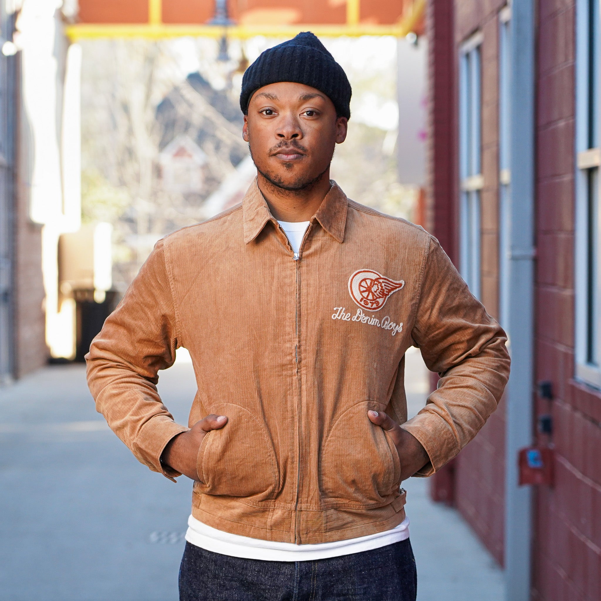 [週末限定] 新品45R HERITAGEオックスシャンブレー　ブルゾンパーカ Studio D'Artisan 4625 Corduroy Racing Jacket - Brown – Guilty Party