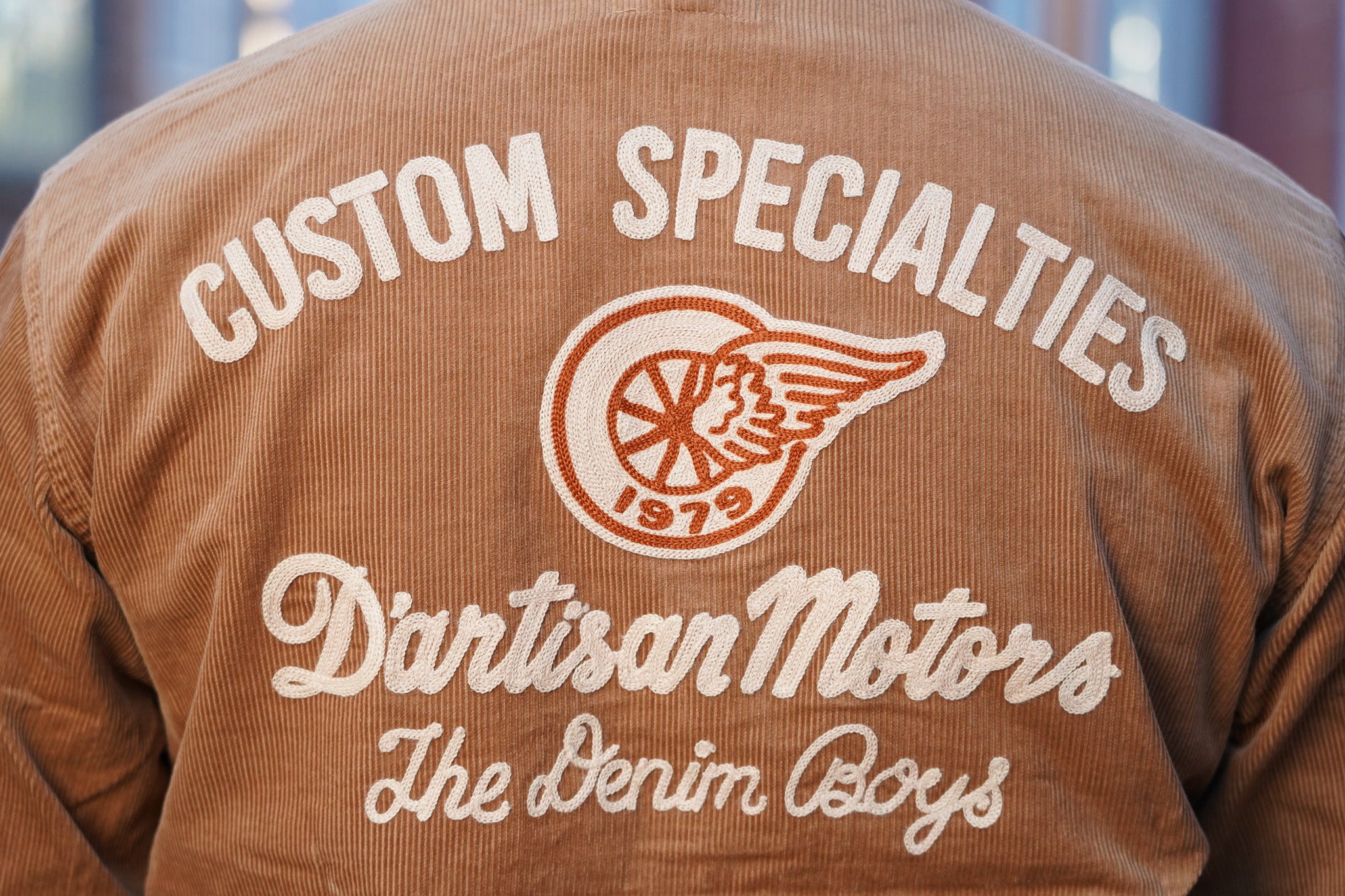 Studio D'Artisan 4625 Corduroy Racing Jacket - Brown