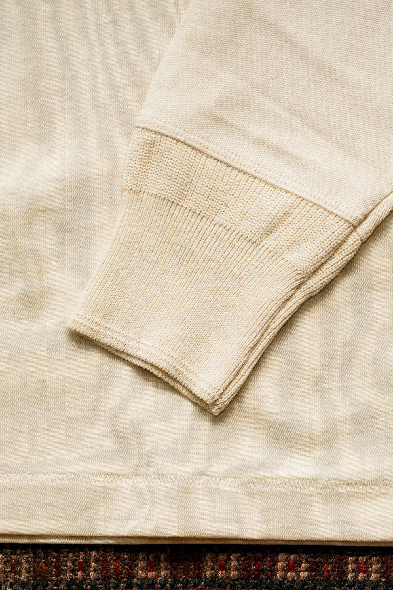 Merz B. Schwanen 2M06 Machine Refined Long Sleeve Henley - Nature