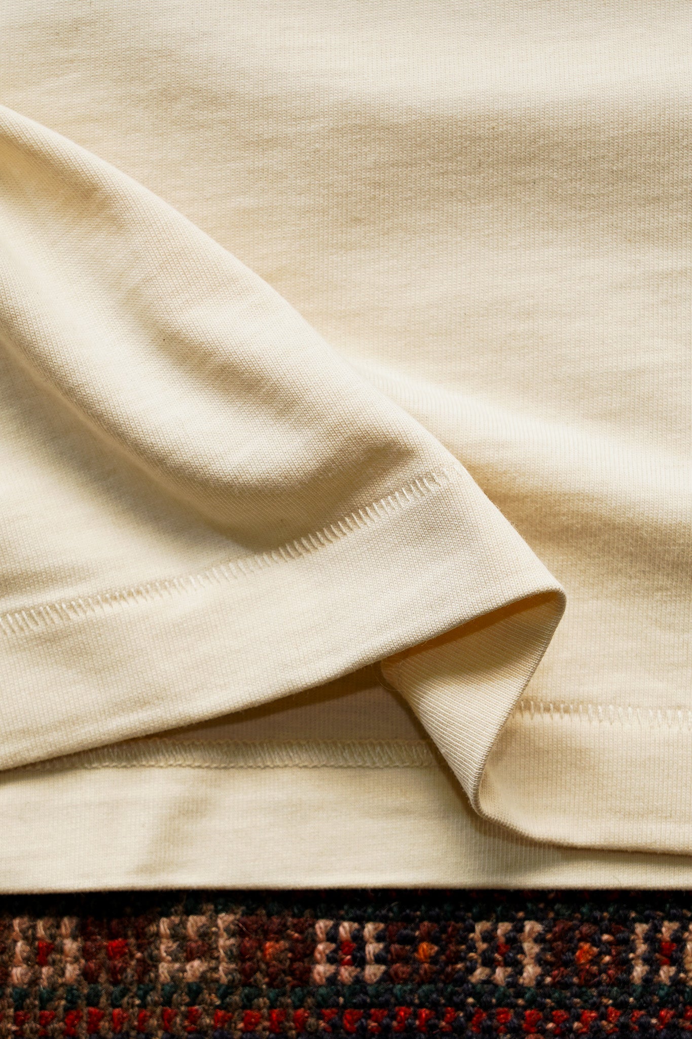 Merz B. Schwanen 2M06 Machine Refined Long Sleeve Henley - Nature