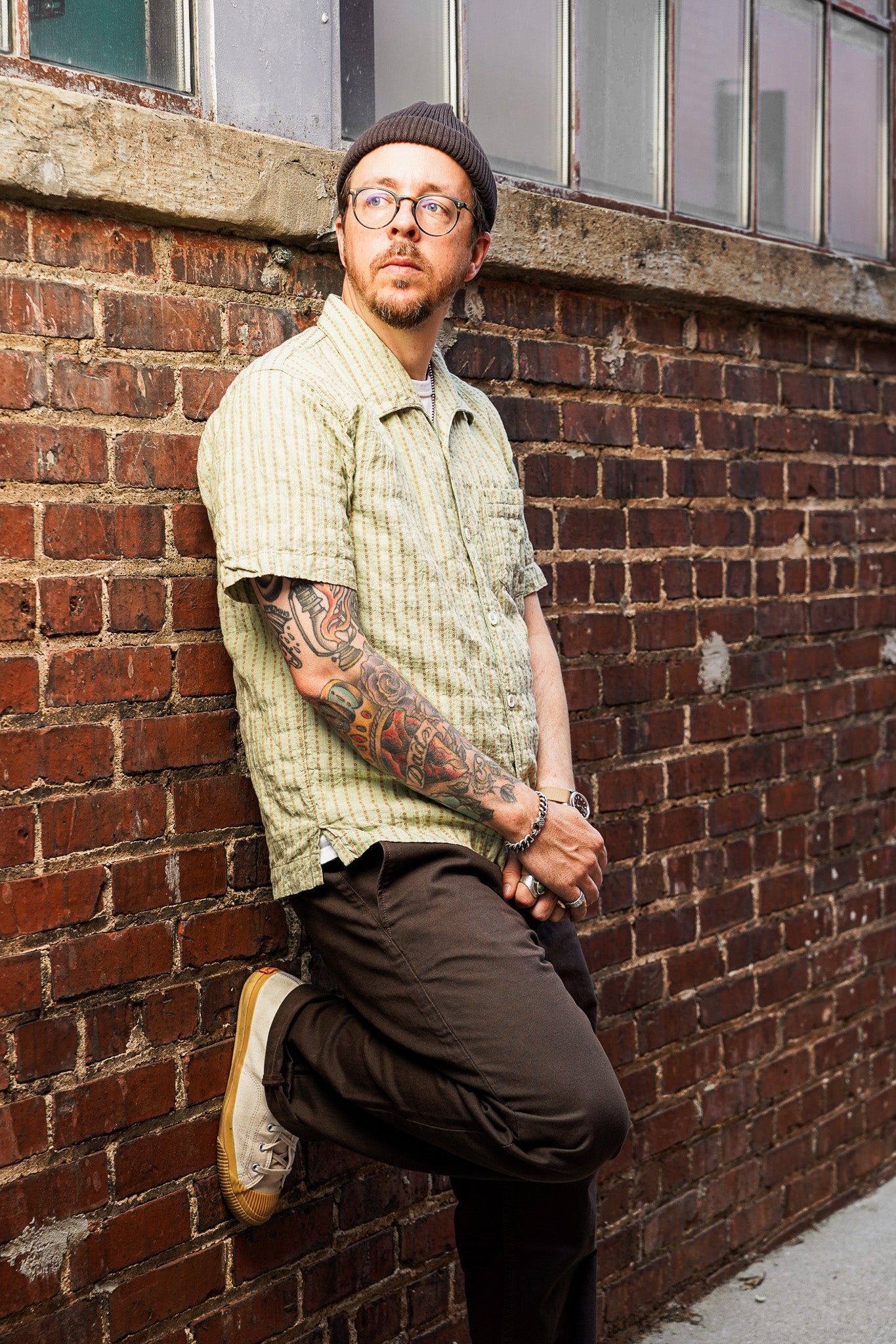 Freenote Cloth Cayucos Shirt - Jacquard Sage