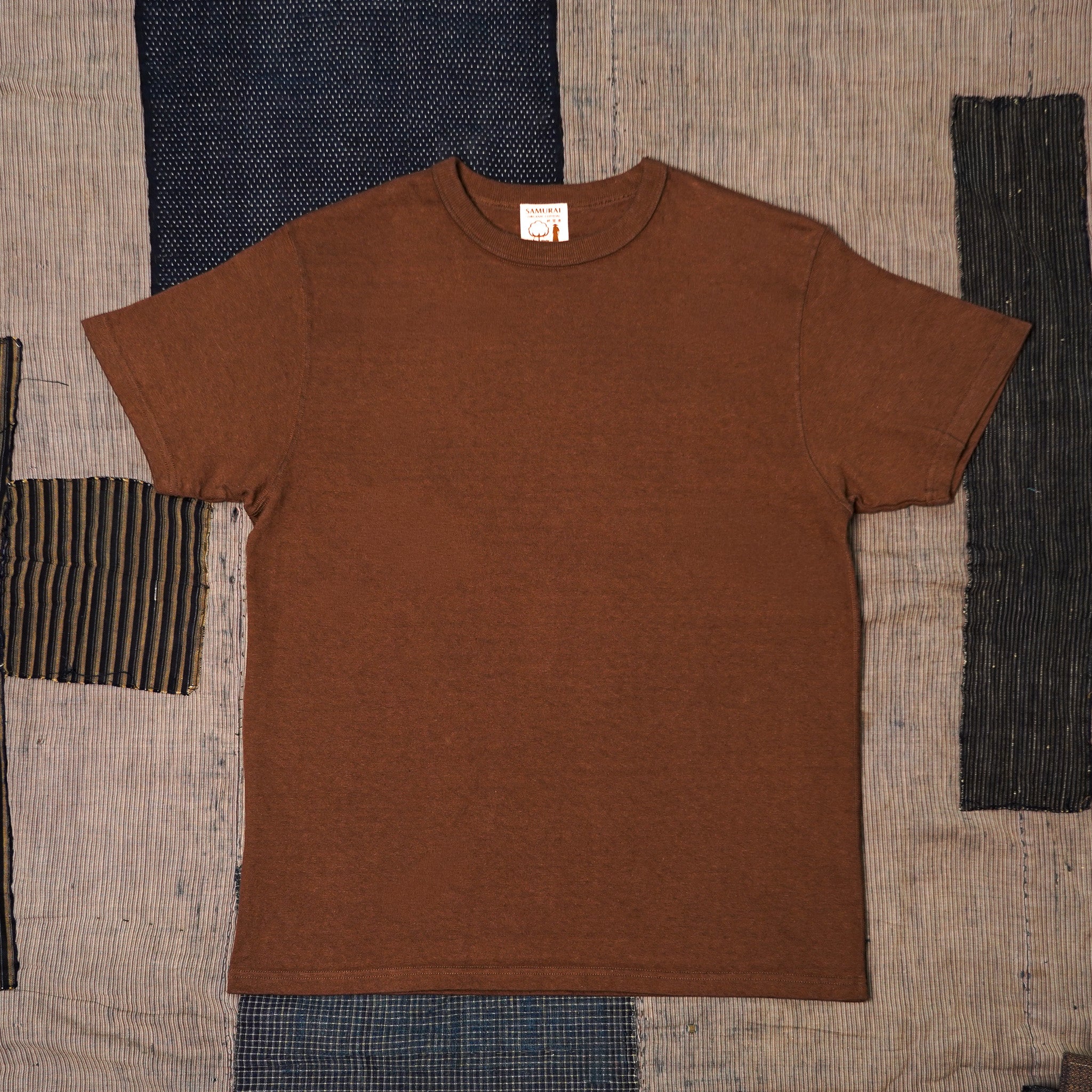 Samurai SJST-SC01 Japanese Cotton Crew Neck T-Shirt - Dark Kuri