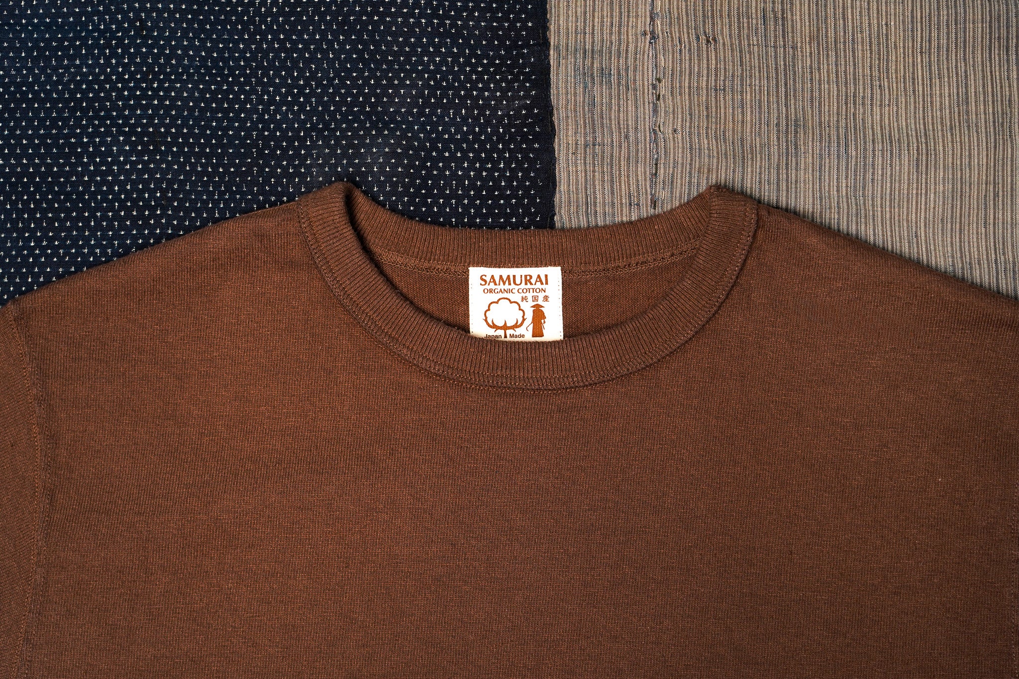 Samurai SJST-SC01 Japanese Cotton Crew Neck T-Shirt - Dark Kuri