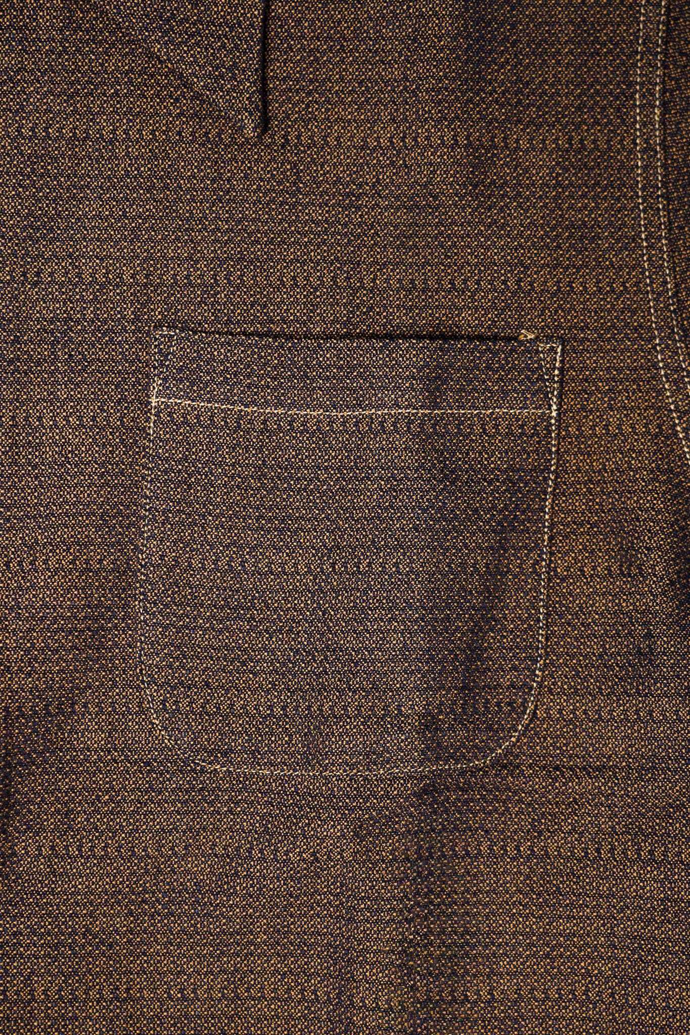 Samurai SOS26-KSK Kanoko Aimadara Open Collar Shirt - Brown