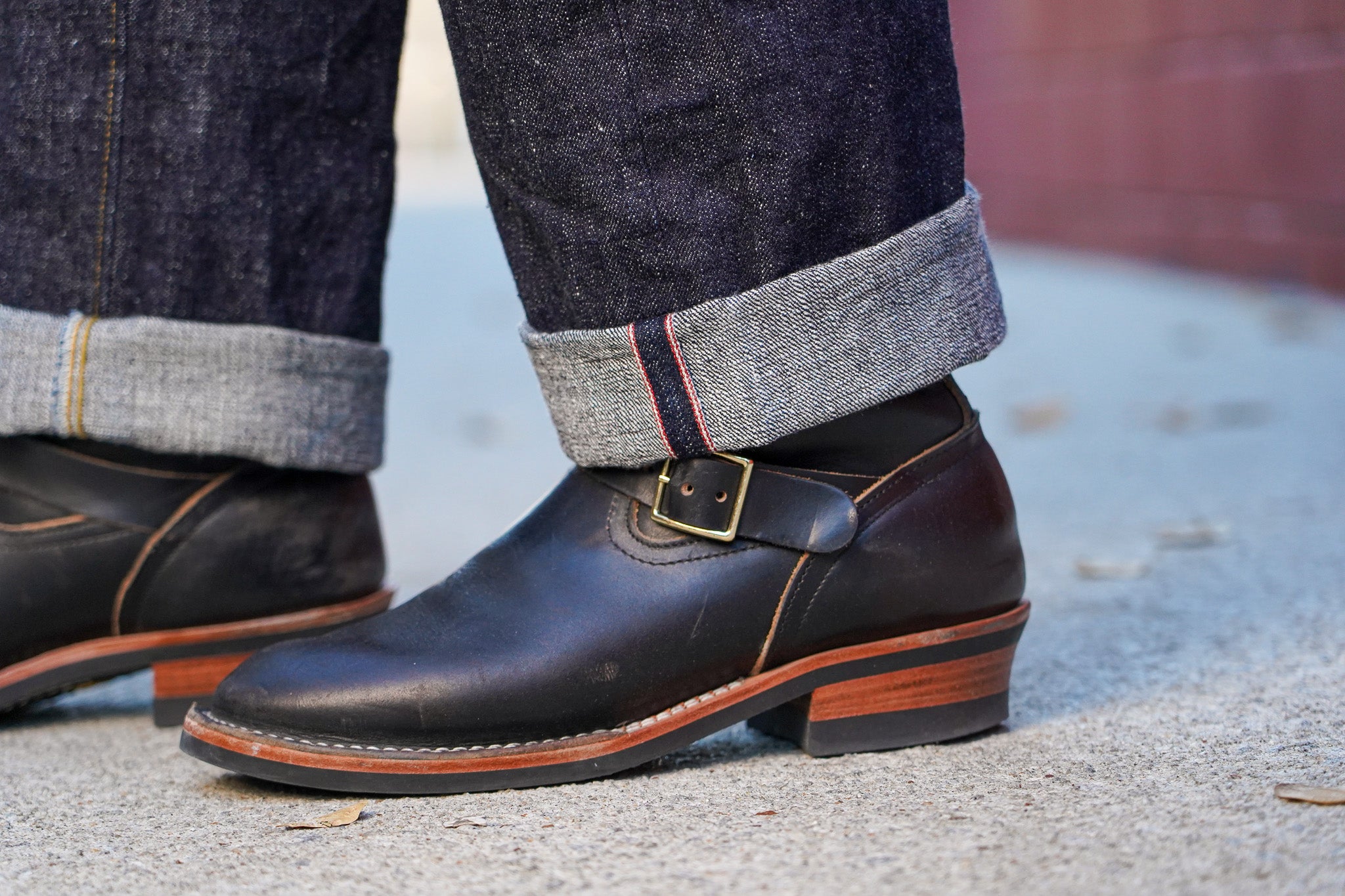 Samurai S3100VX 17oz "Bushido" Zero+ High Rise Wide Straight Jeans - One Washed