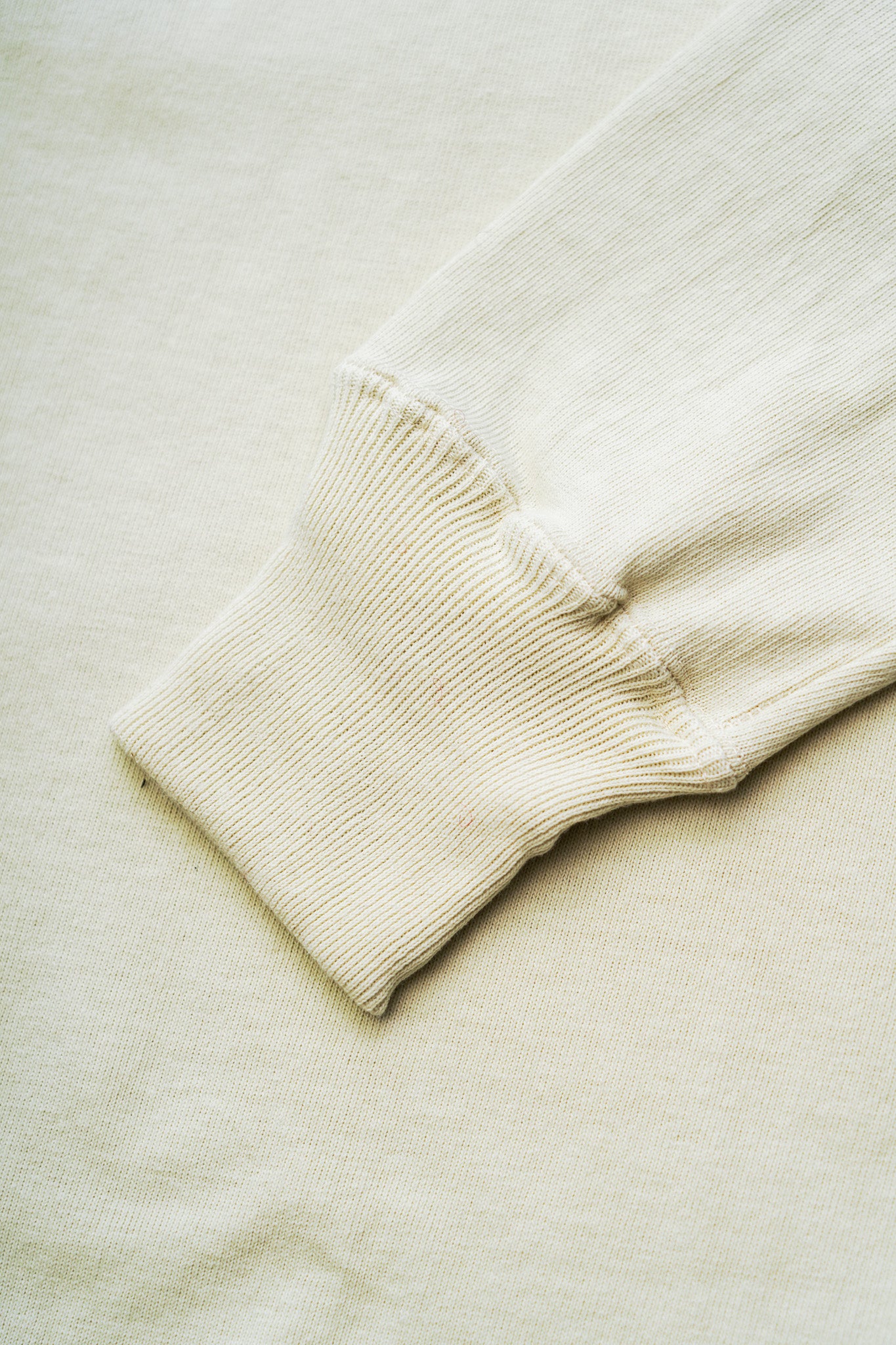 Warehouse 5914 Longsleeve Crew T-Shirt - Cream