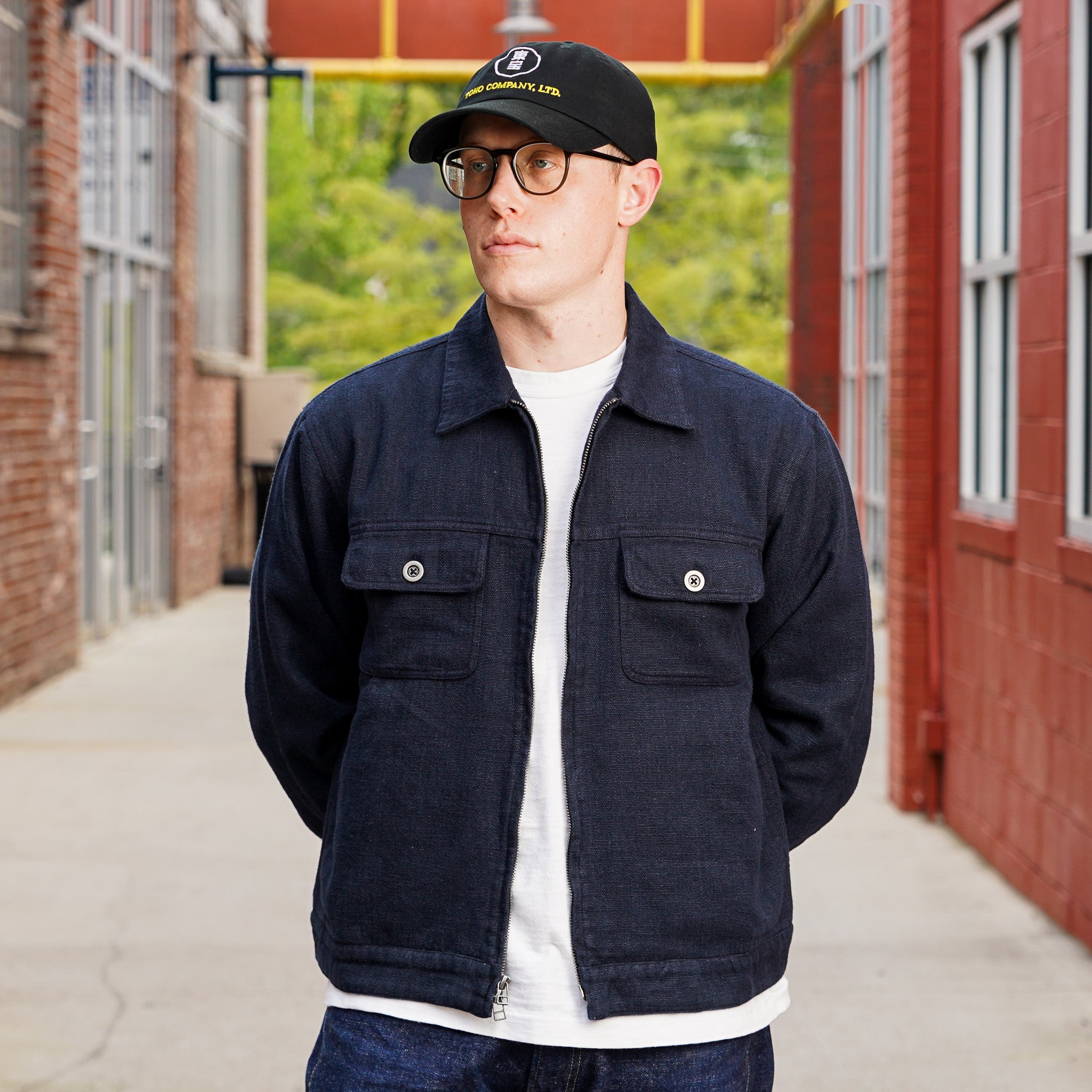 3sixteen Mechanic Jacket - Midnight Cotton/Linen