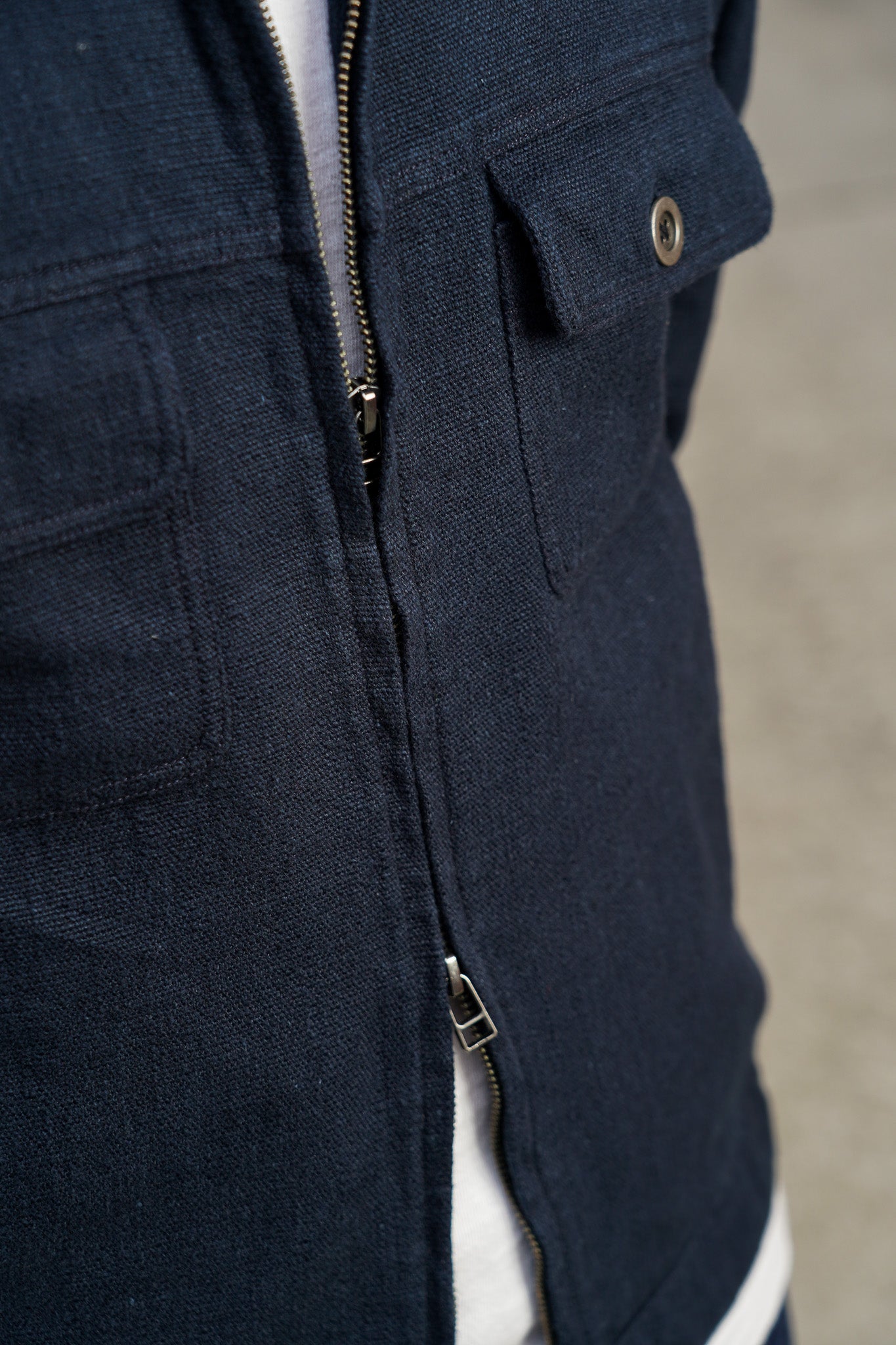 3sixteen Mechanic Jacket - Midnight Cotton/Linen