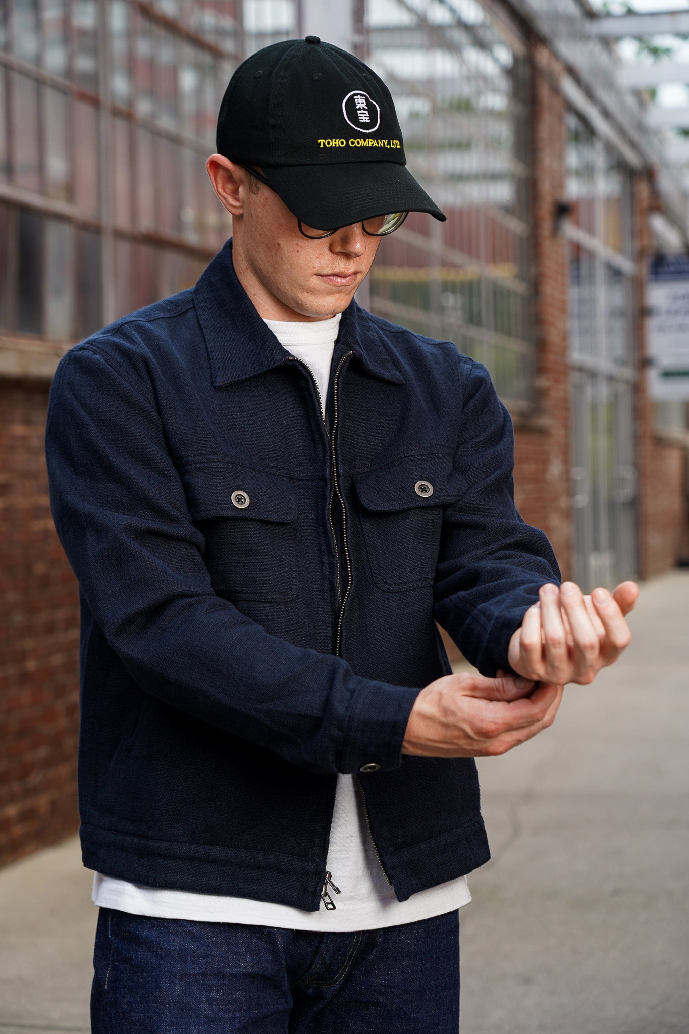 3sixteen Mechanic Jacket - Midnight Cotton/Linen