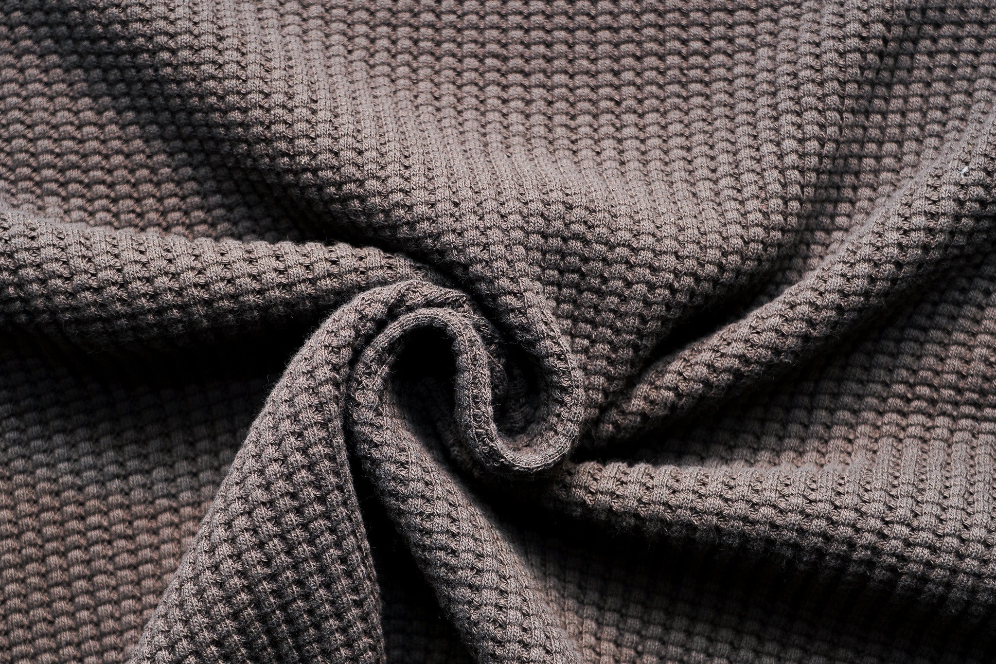 UES Big Waffle Thermal Shirt - Steel Gray