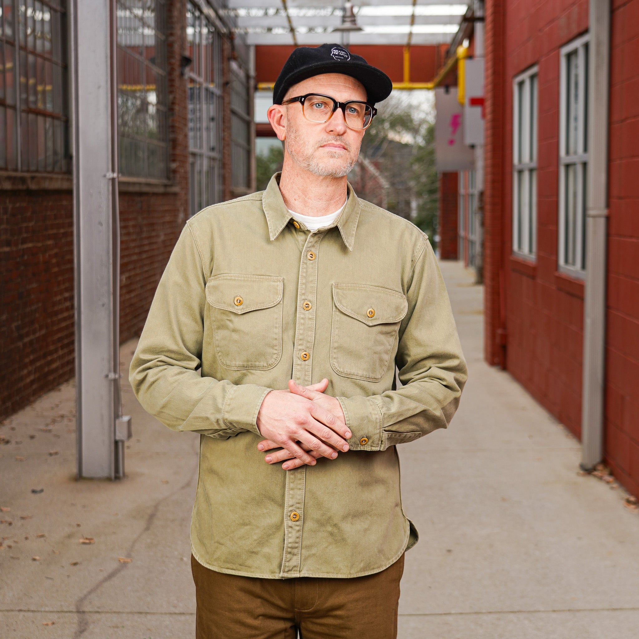 Freenote Cloth Utility Shirt - Olive – Guilty Party