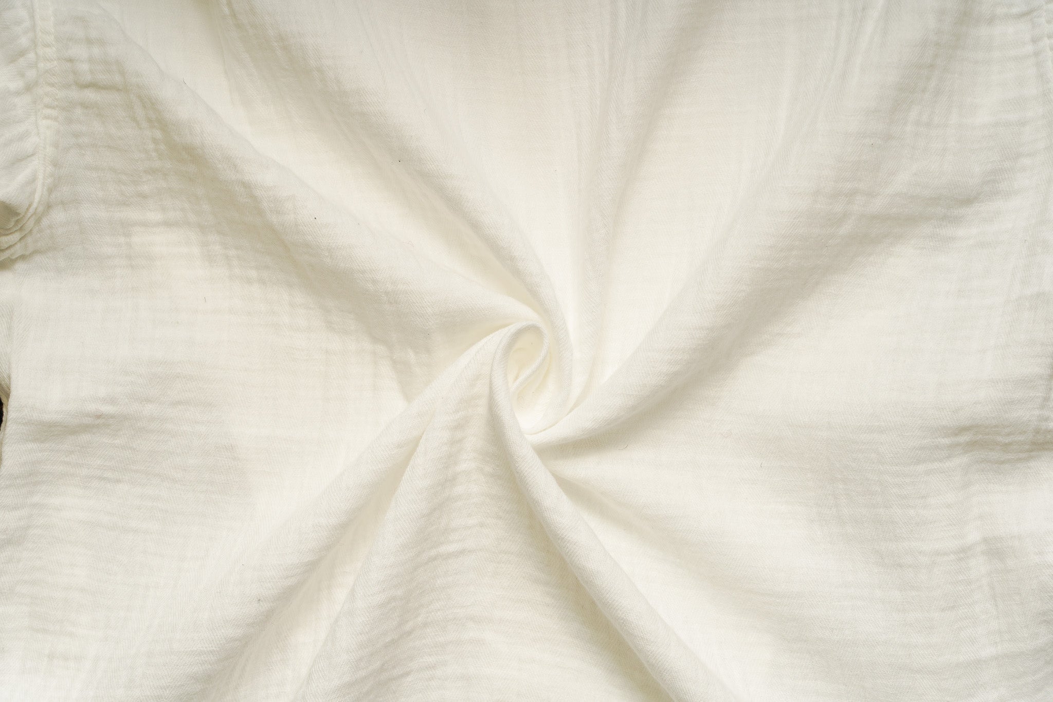 UES Herringbone Double Gauze Short Sleeve Shirt - White