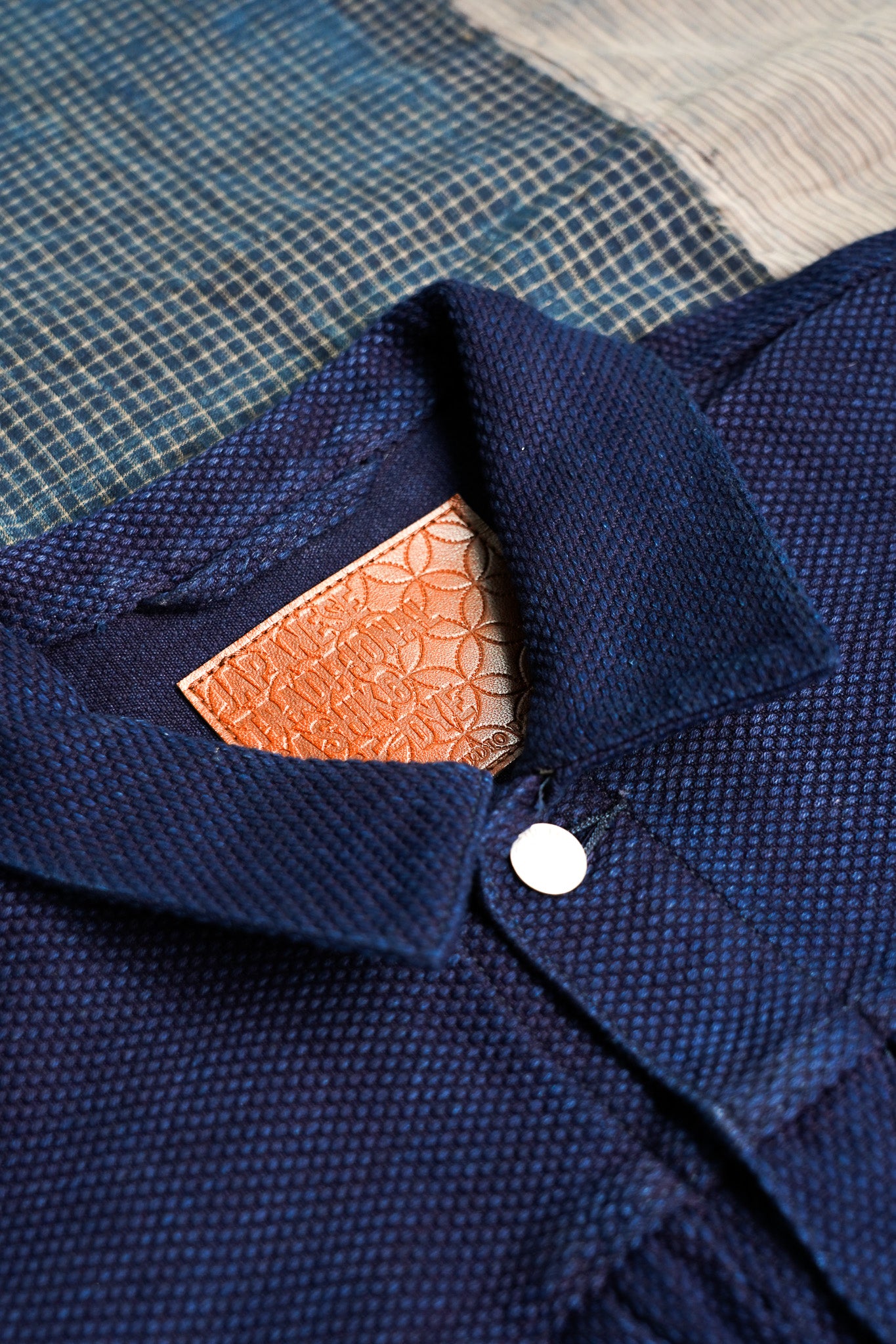 Studio D'Artisan 4619 Selvedge Sashiko Type II Jacket - Indigo