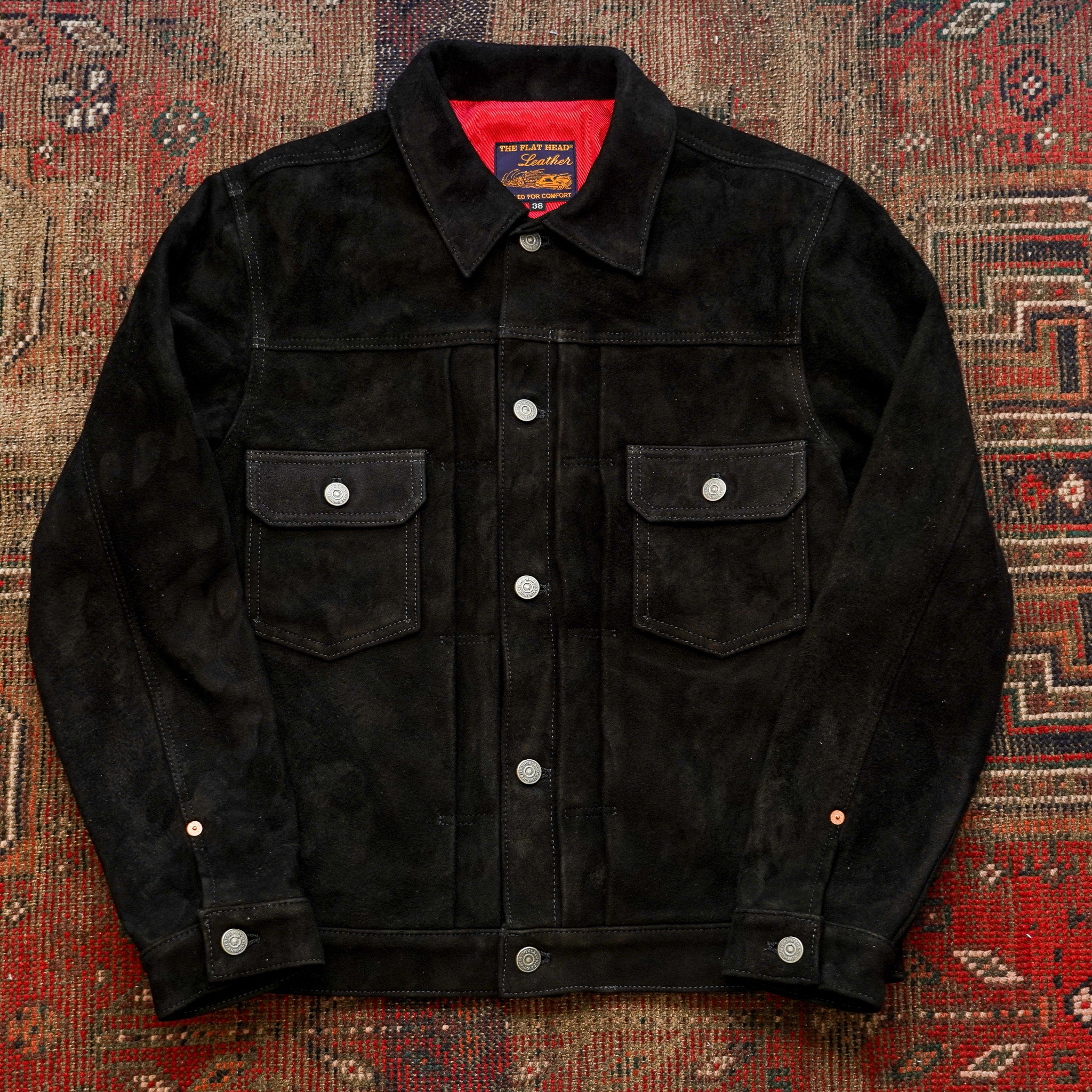 The Flat Head FN-LJ-DJ002B Deer Suede 1950's Type II Jacket
