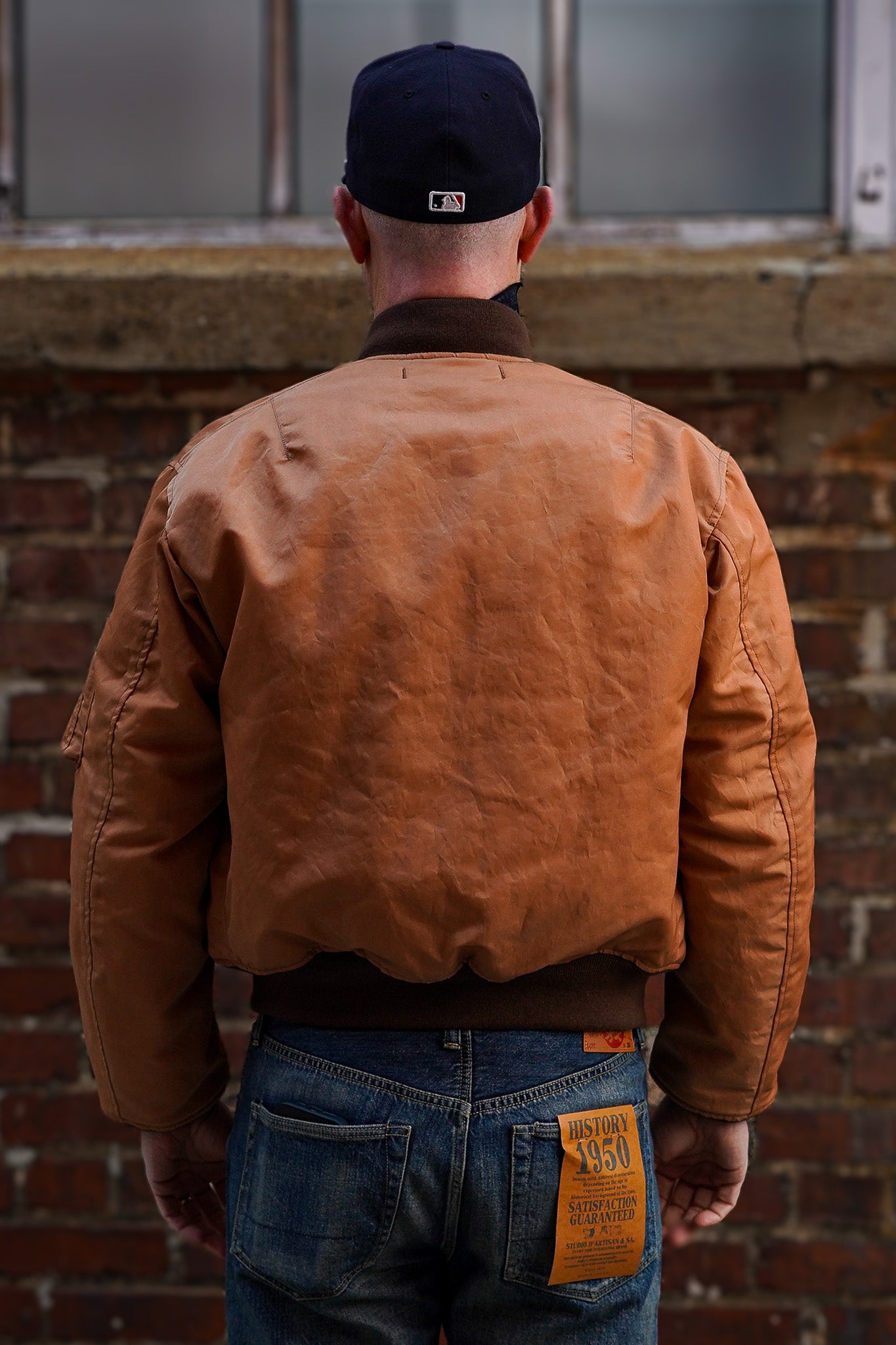 Studio D'Artisan 4599 MA-1 Flight Jacket - Kakishibu