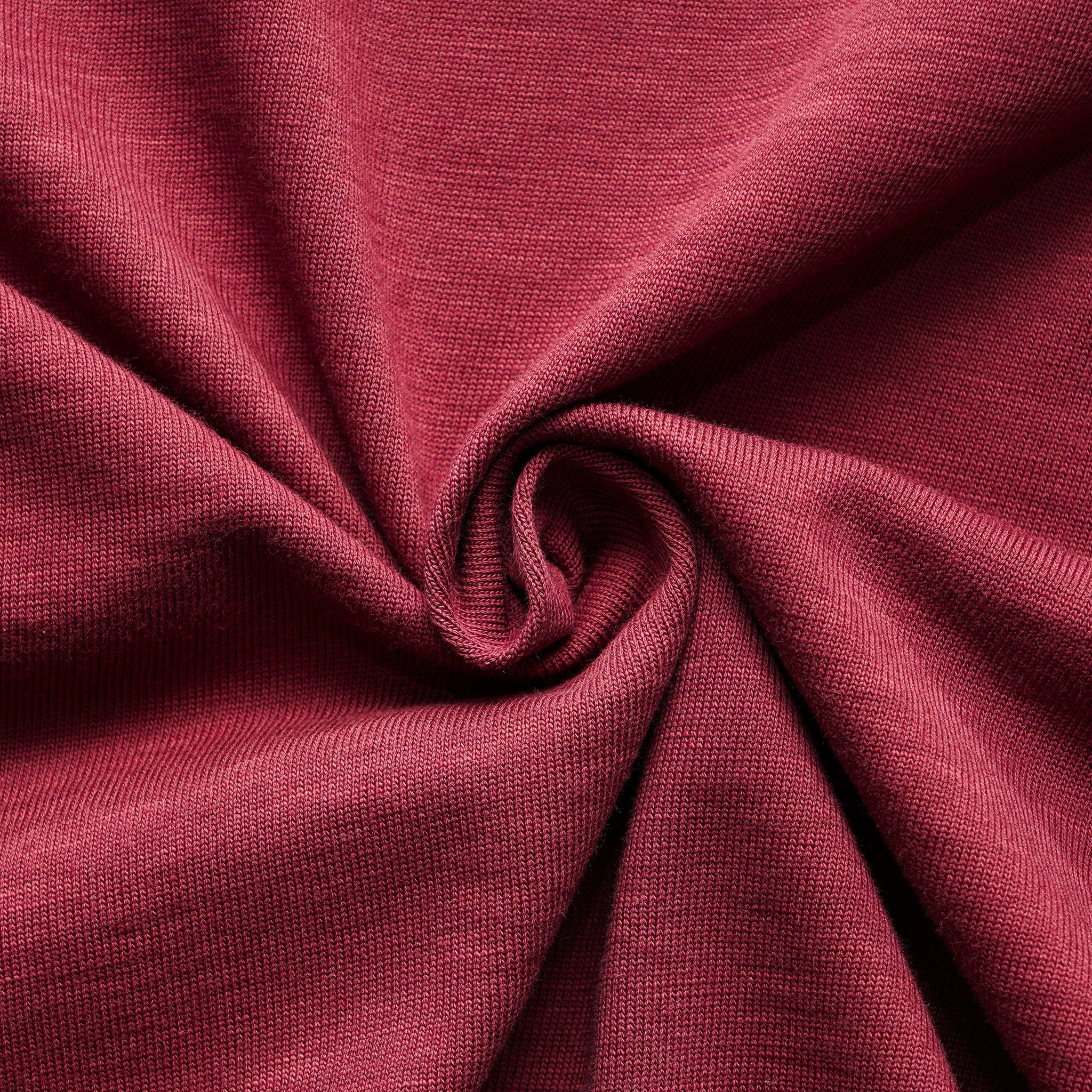Merz b. Schwanen 2S14 Loopwheeled Relaxed Fit Heavyweight T-Shirt - Burgundy