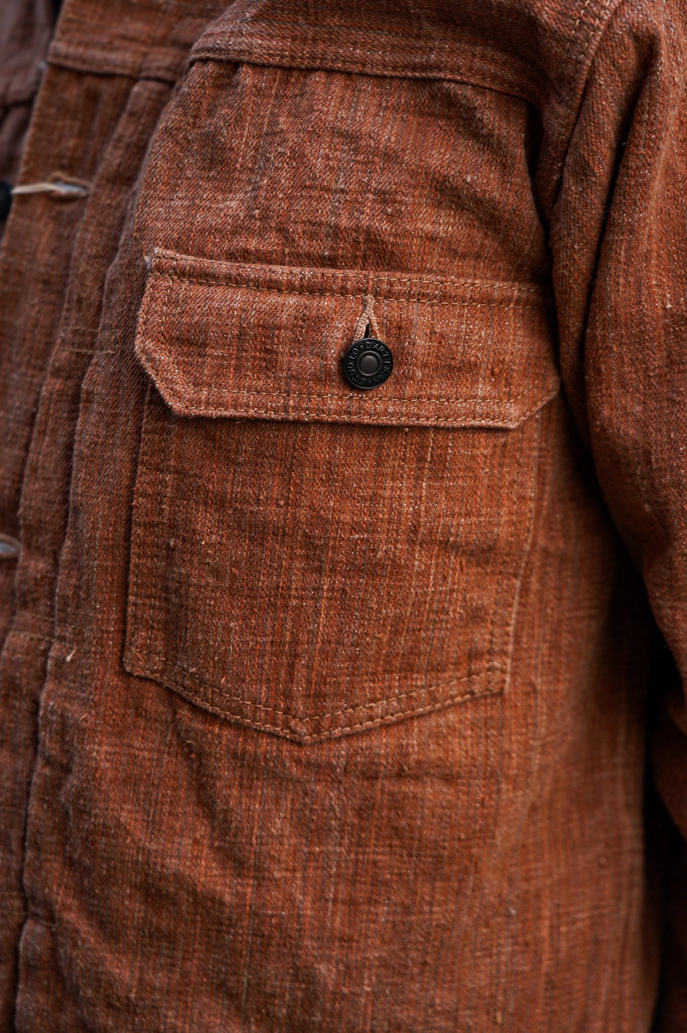 Studio D'Artisan SP-109 45th Anniversary Kakishibu Slub Denim Type II Jacket