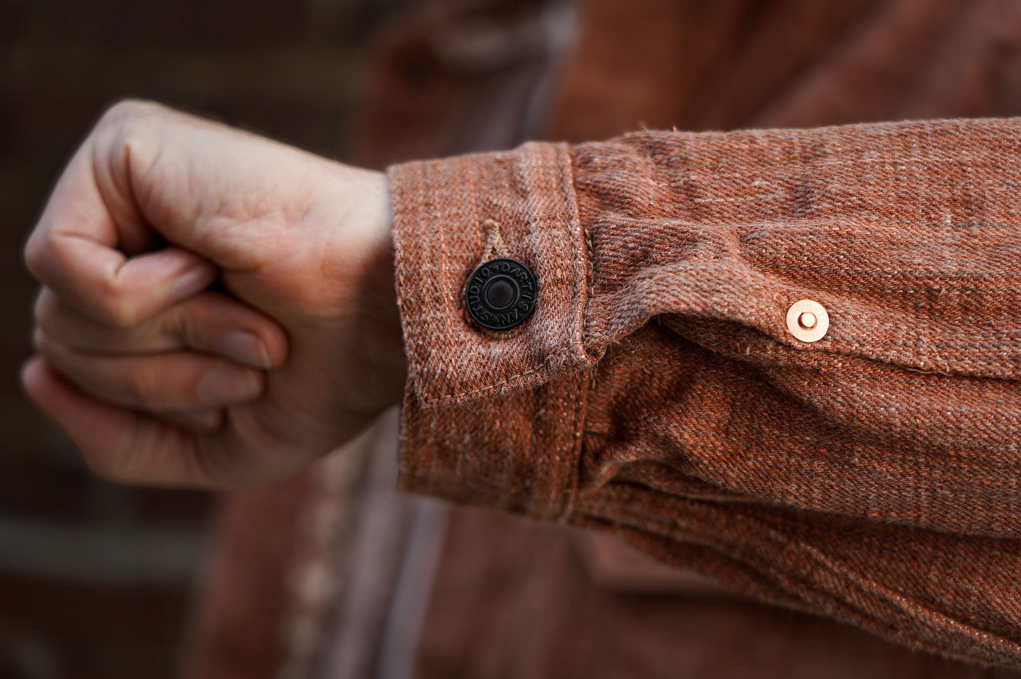 Studio D'Artisan SP-109 45th Anniversary Kakishibu Slub Denim Type II Jacket