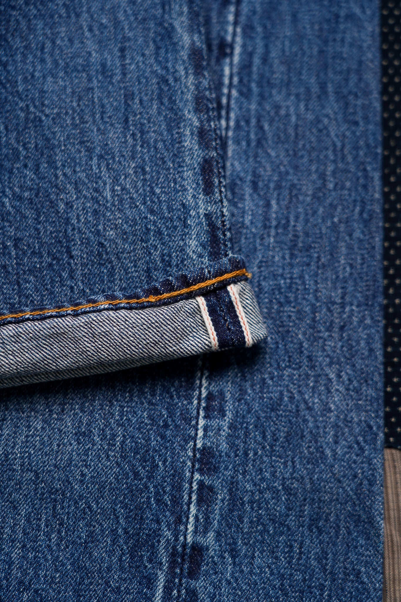 Pure Blue Japan USED-003-ID 14oz Natural Used Wash Regular Straight - Indigo