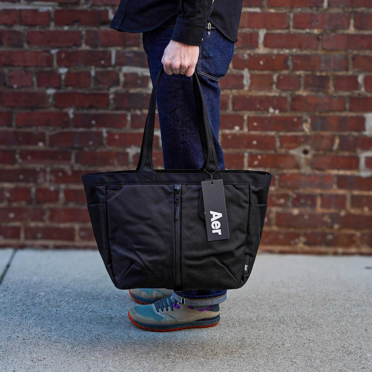 guilty parties Aer City Tote- Black Ballistic Nylon