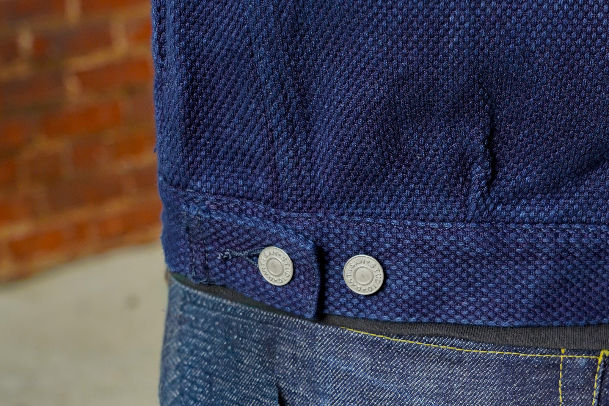 Studio D'Artisan 4619 Selvedge Sashiko Type II Jacket - Indigo