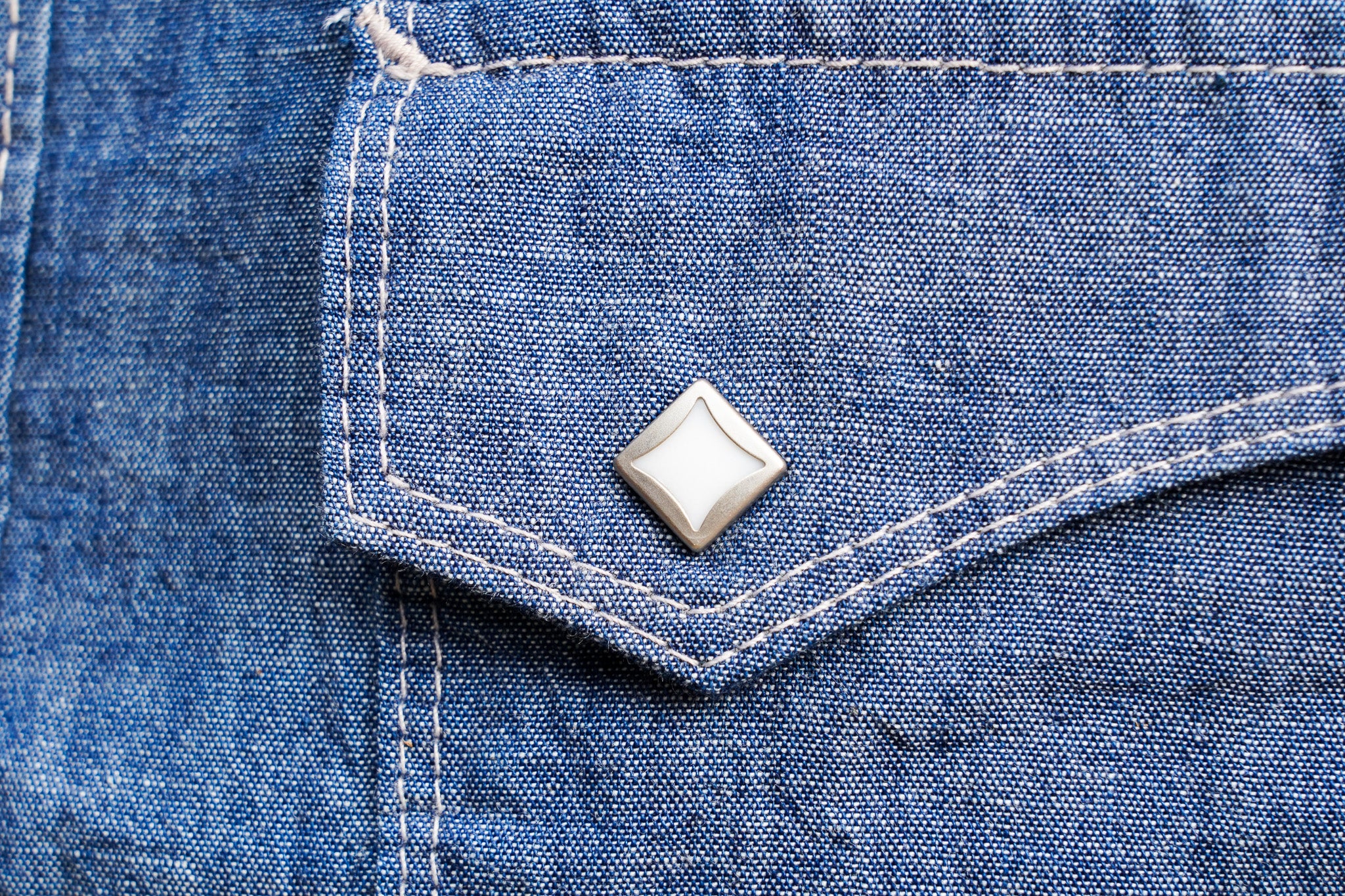 Freenote Cloth Calico Western Shirt - Dusty Blue