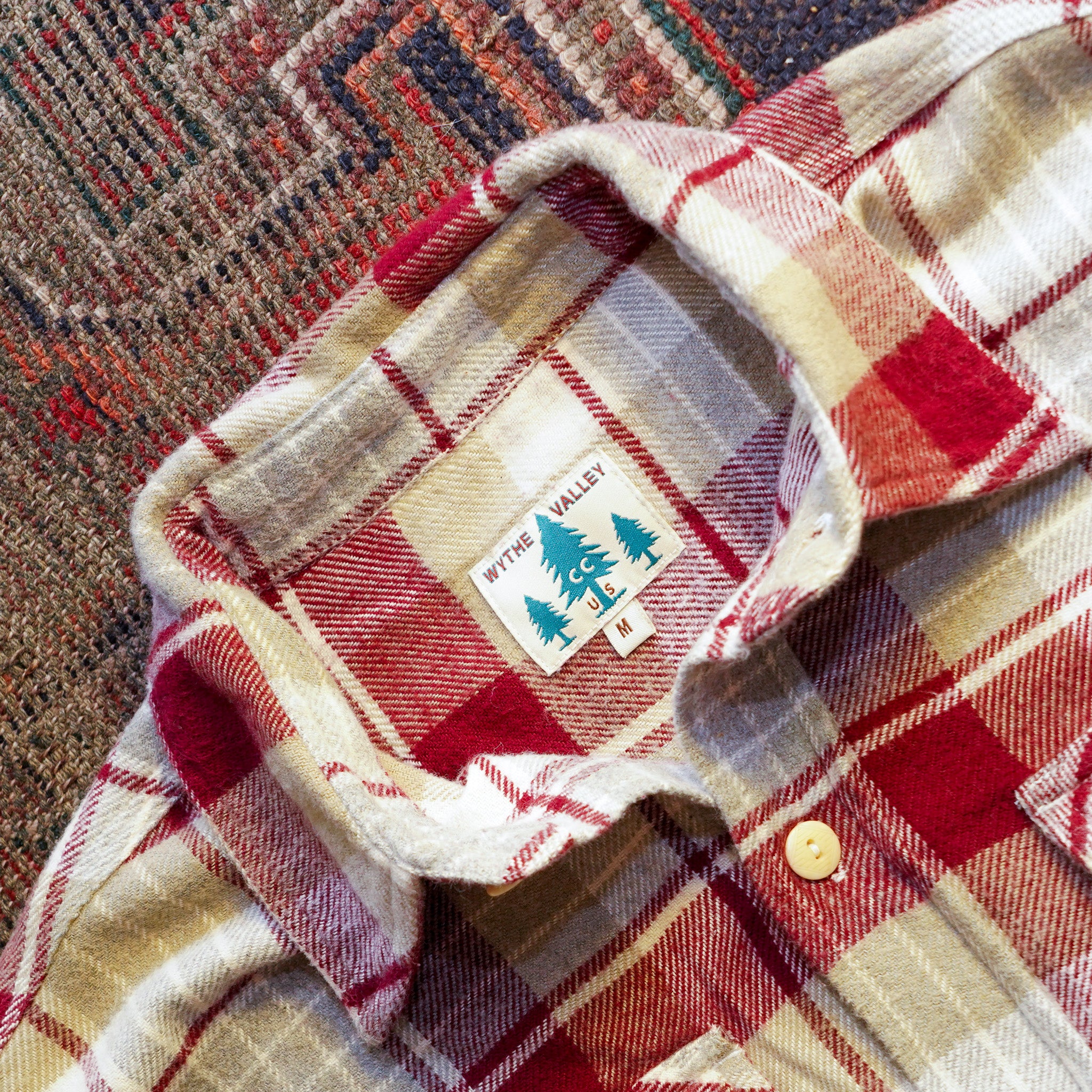 Wythe Flannel Workshirt - Merlot Plaid