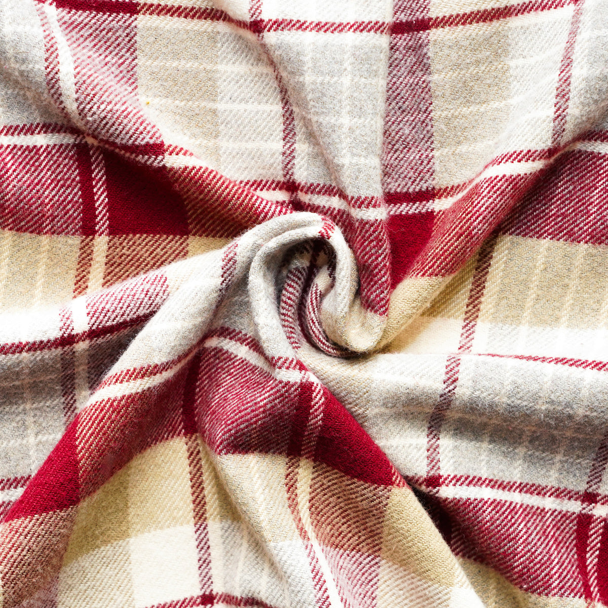Wythe Flannel Workshirt - Merlot Plaid