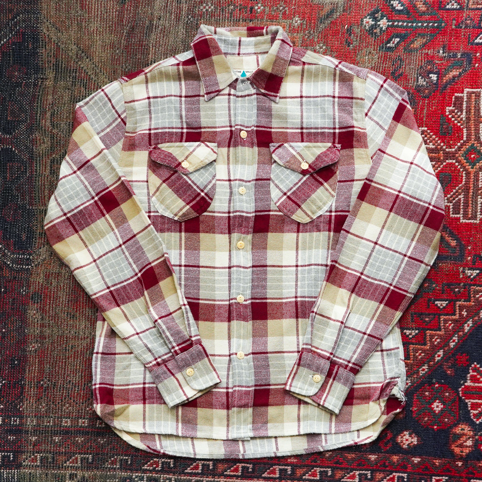 Wythe Flannel Workshirt - Merlot Plaid
