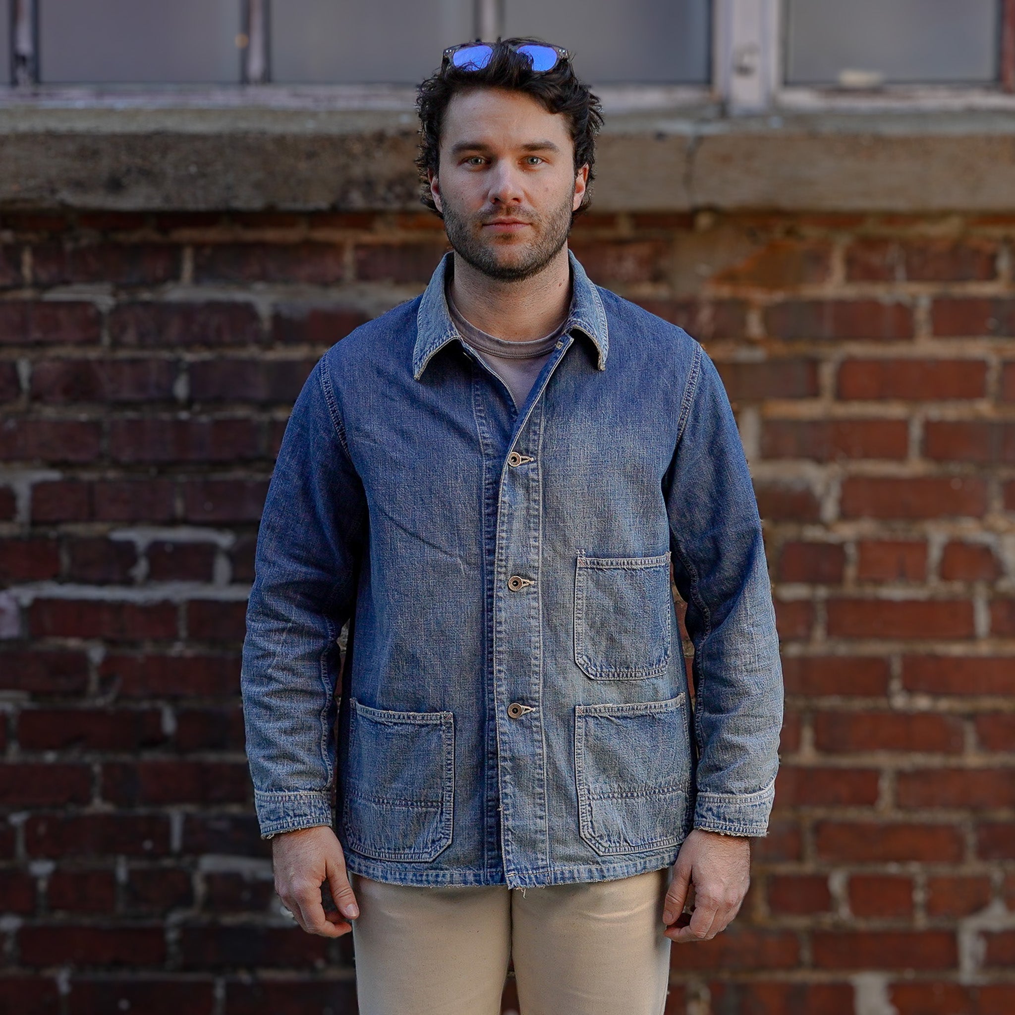FTC／OVERDYED DENIM CHORE JACKET Fullcount Denim Chore Jacket - Handwashed – Guilty Party
