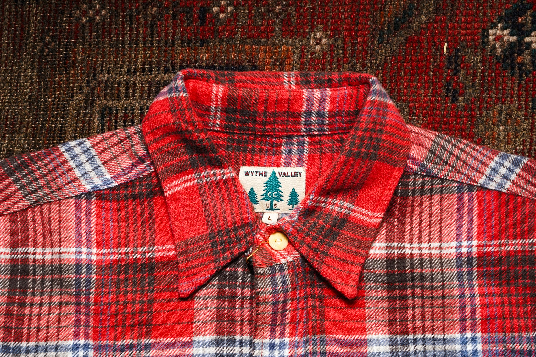 Wythe Flannel Workshirt - Cactus Flower Plaid