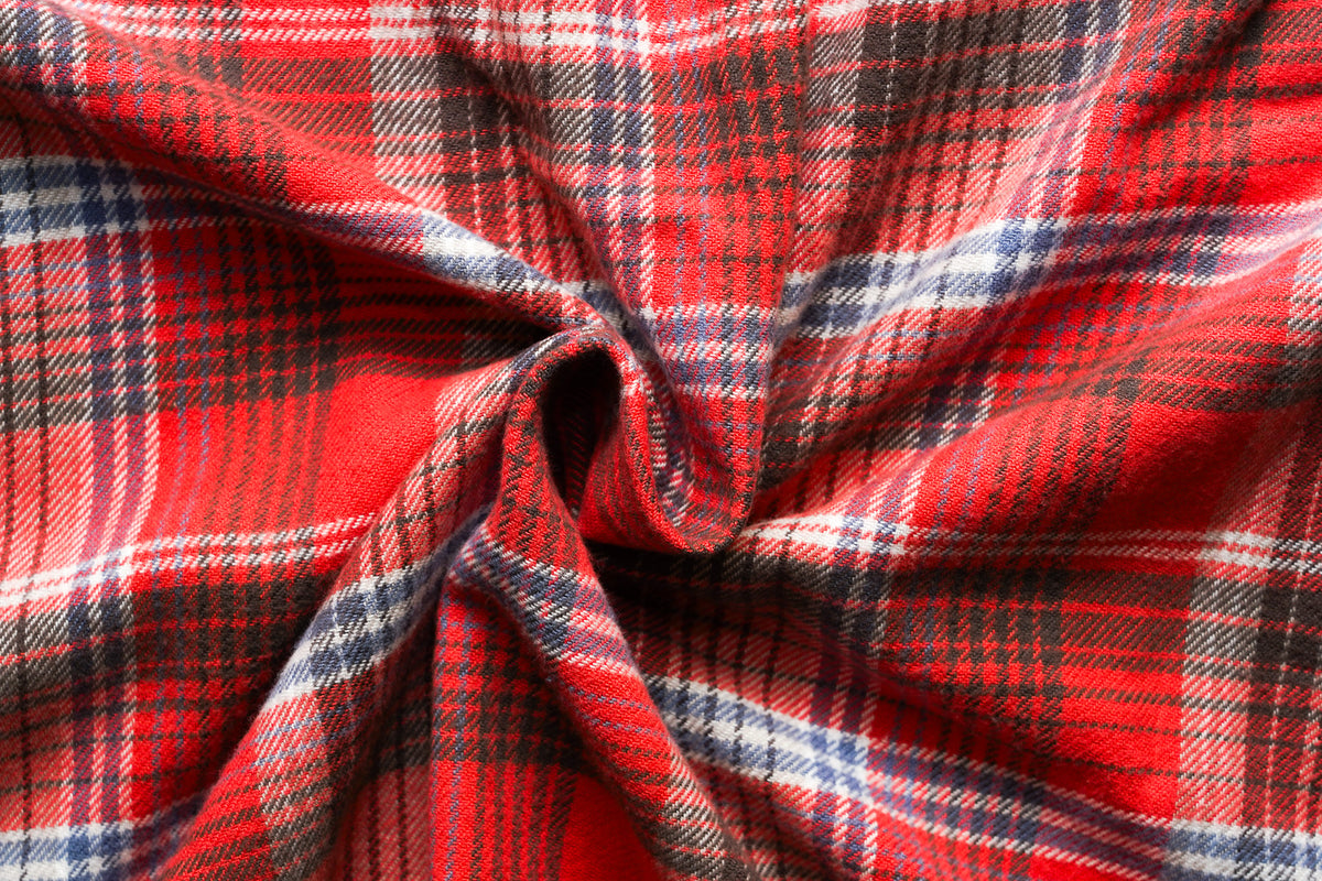 Wythe Flannel Workshirt - Cactus Flower Plaid