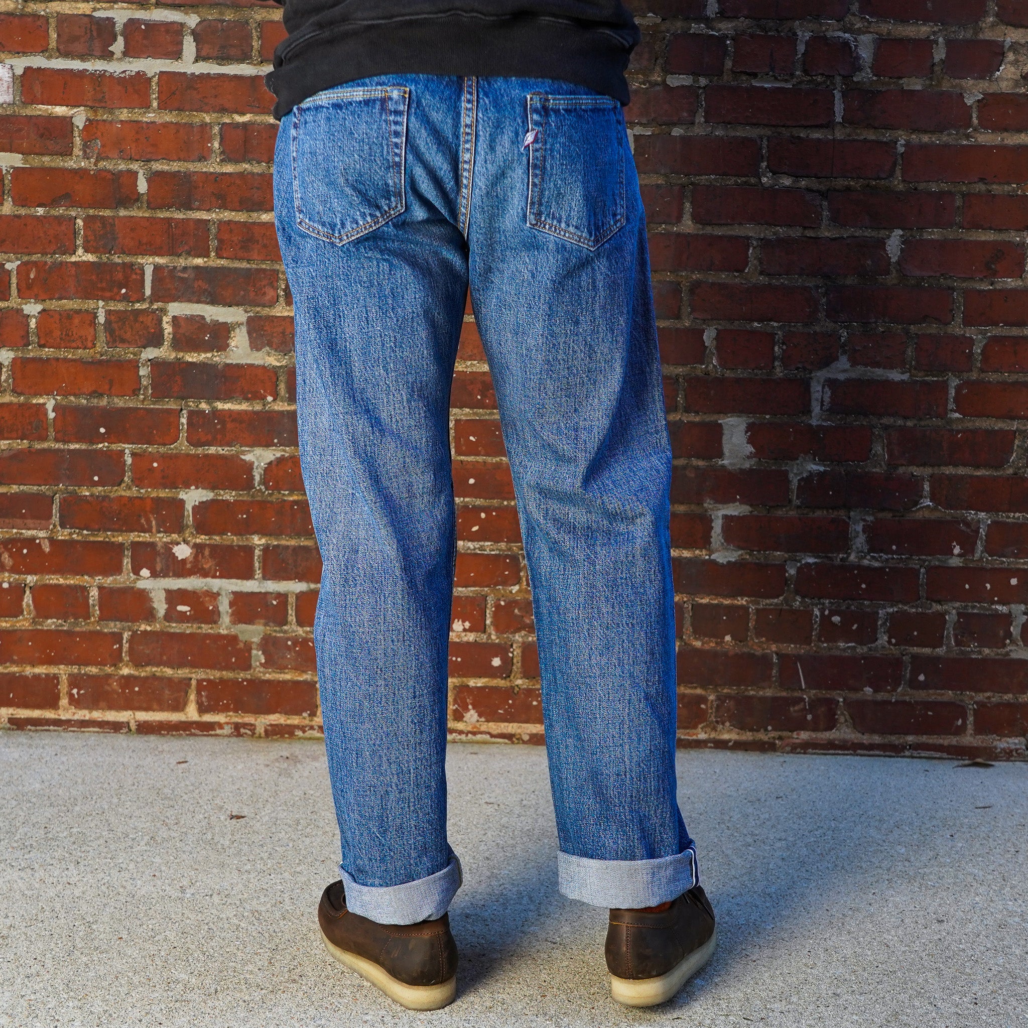 Pure Blue Japan USED-003-ID 14oz Natural Used Wash Regular Straight - Indigo