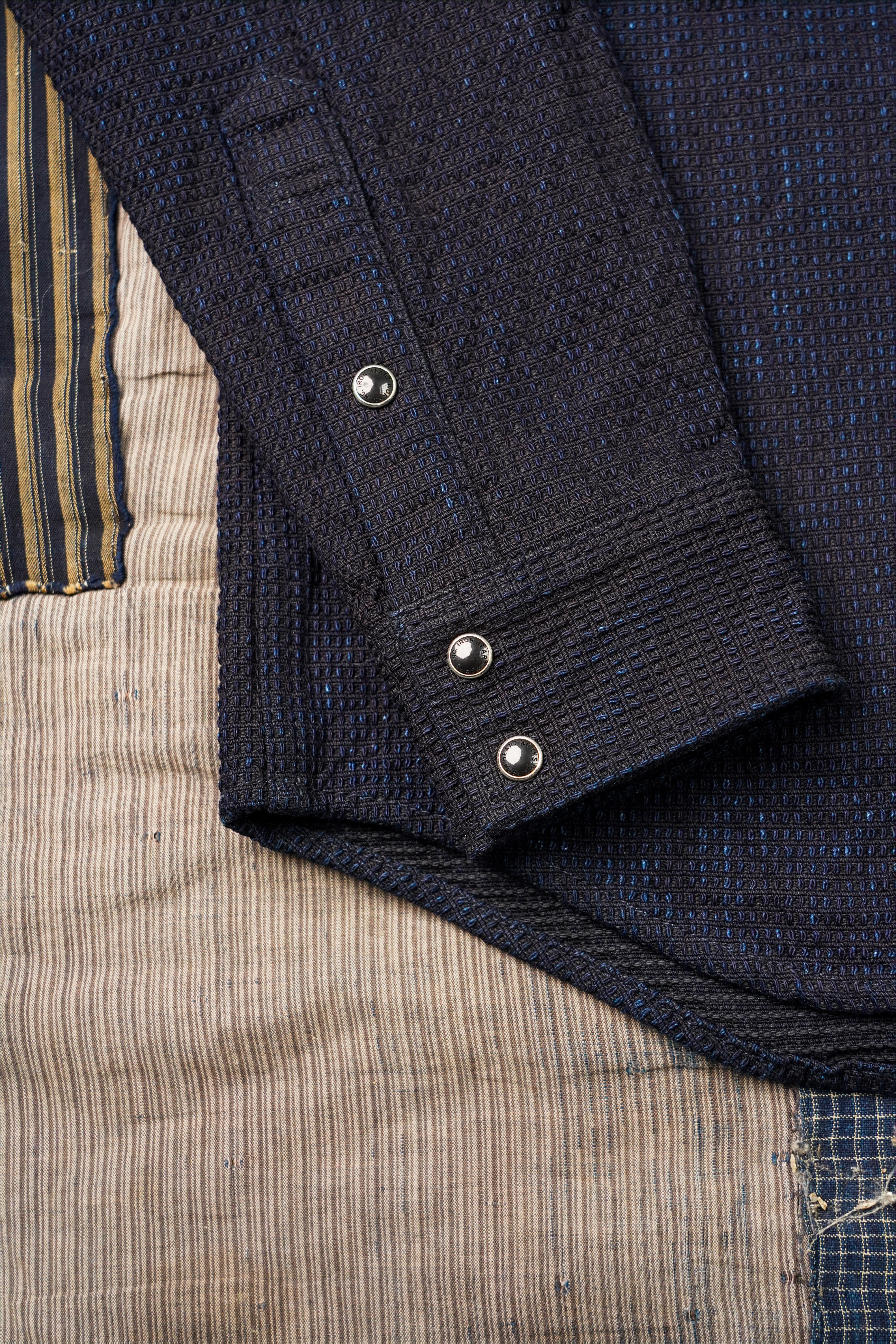Iron Heart IHSH-437-IND 13.5oz Dobby Cloth CPO Shirt - Indigo