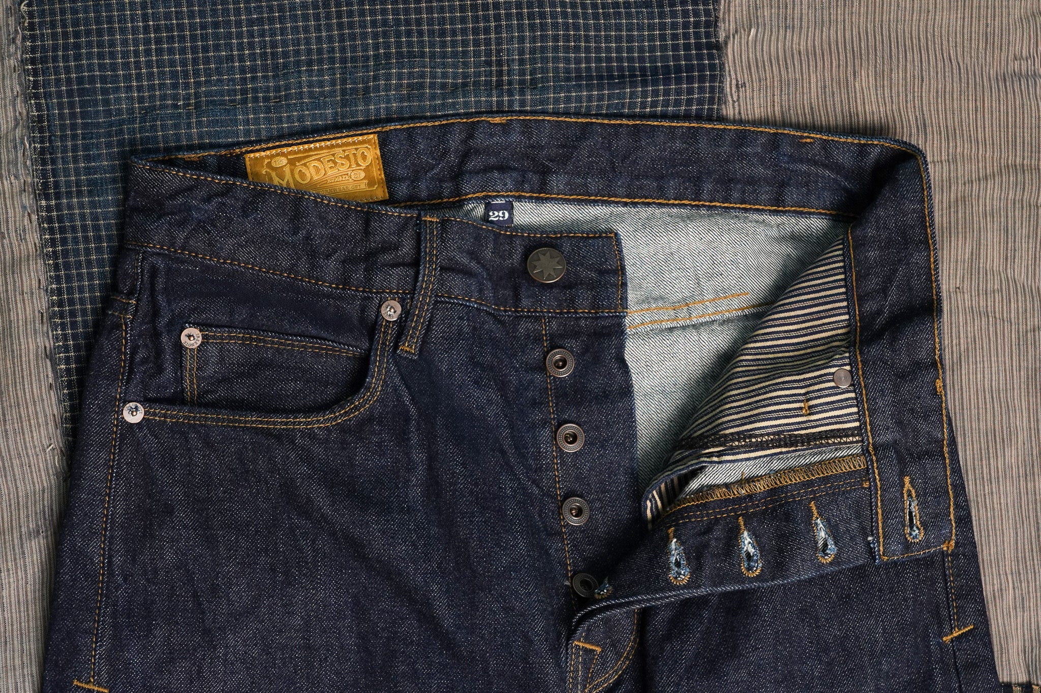 Freenote Cloth Modesto Wide Leg - 14oz 50s Indigo Rinsed