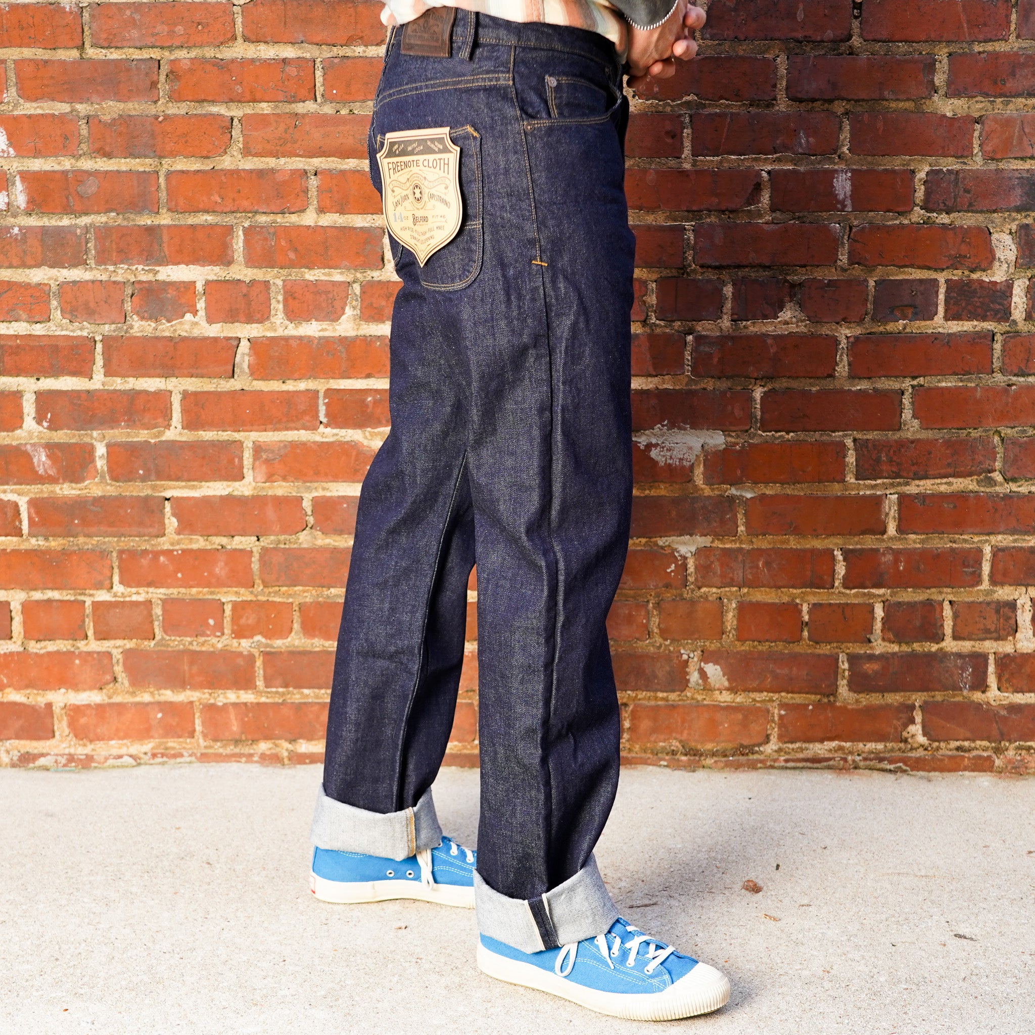 Freenote Cloth Belford Straight Cut - 14oz 50s Indigo Rinsed