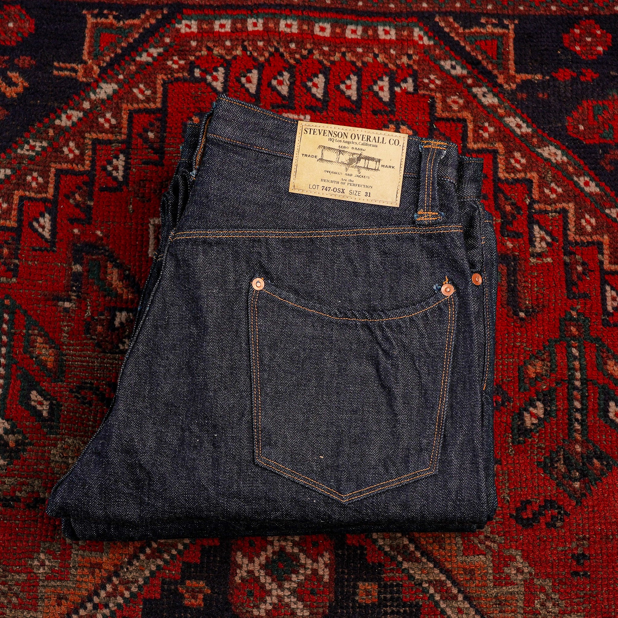 しれとこしぶき　STEVENSON OVERALL CO. 747-OSX Stevenson Overall Co. 747 13oz San Francisco Jeans – Classic