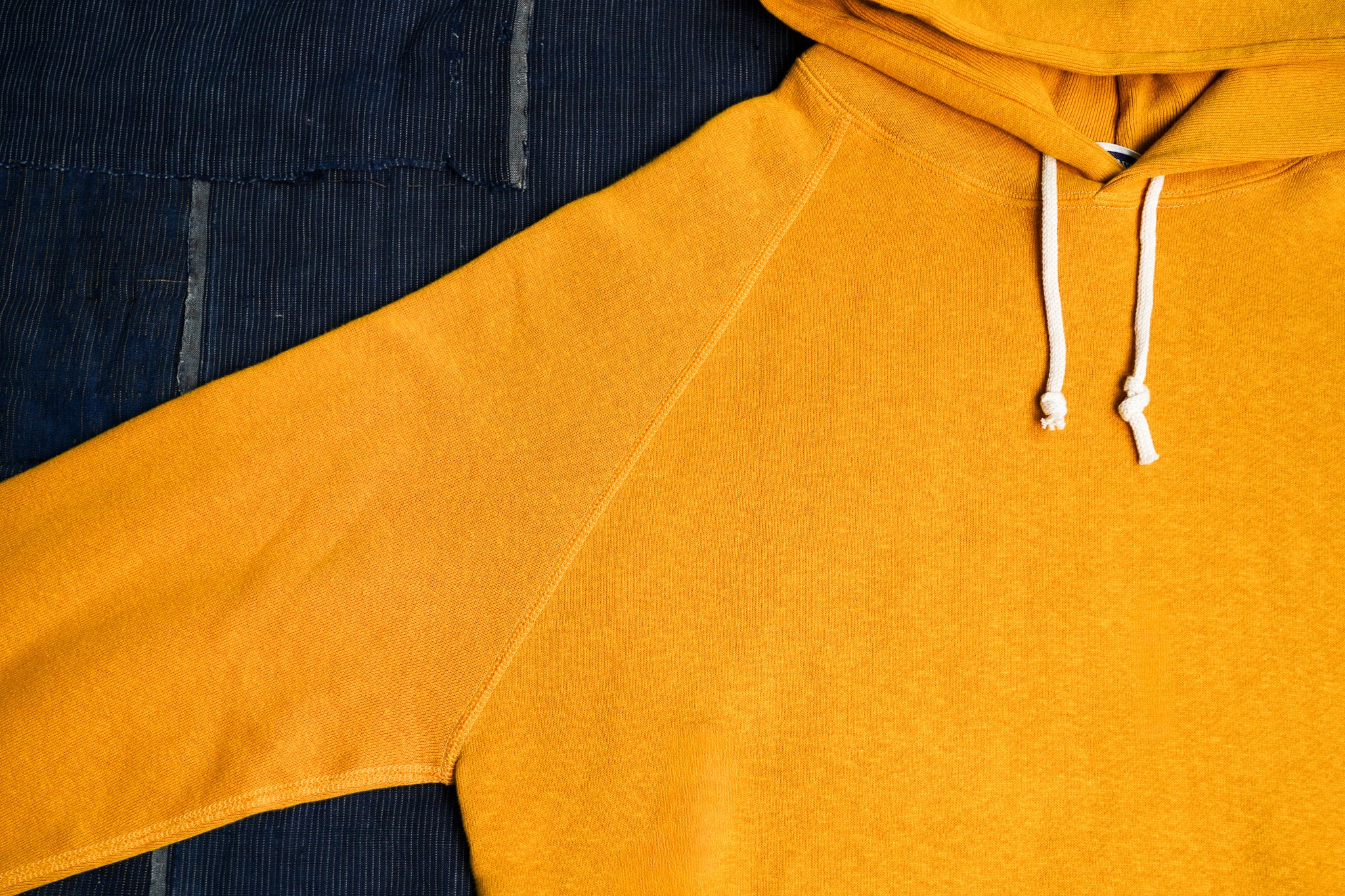 Denime Lot 262 - Four Needle Raglan Hoodie - Yellow