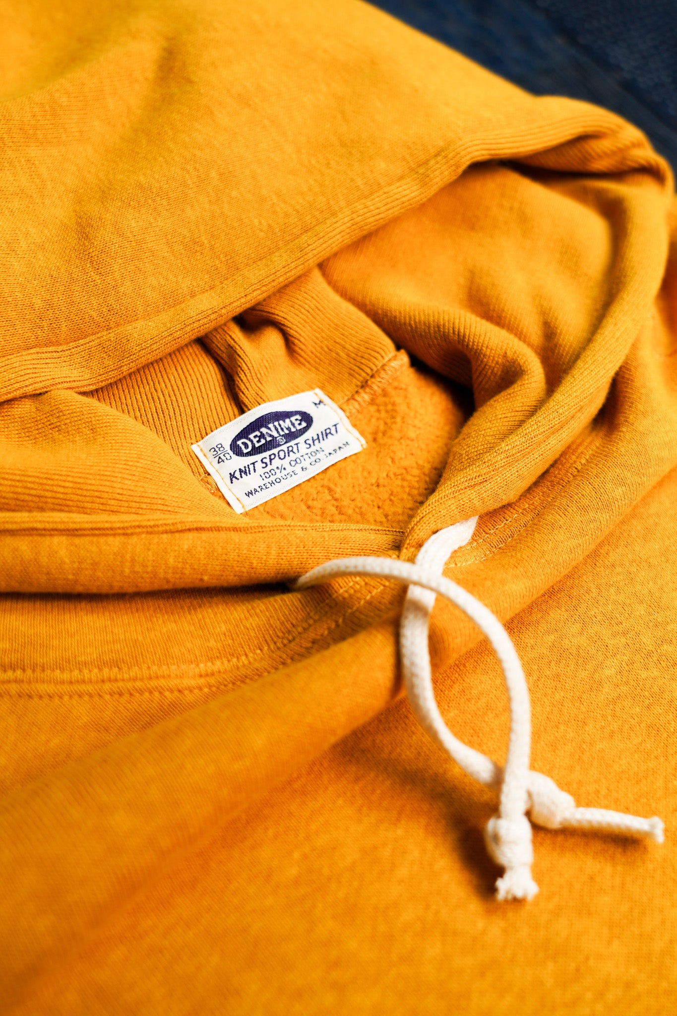 Denime Lot 262 - Four Needle Raglan Hoodie - Yellow