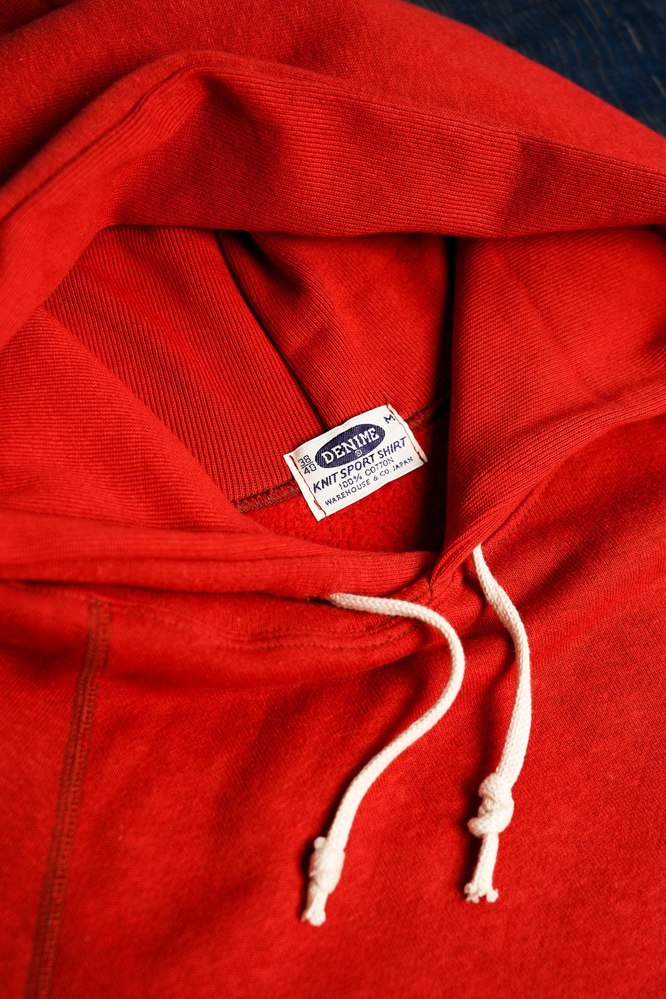 Denime Lot 262 - Four Needle Raglan Hoodie - Red