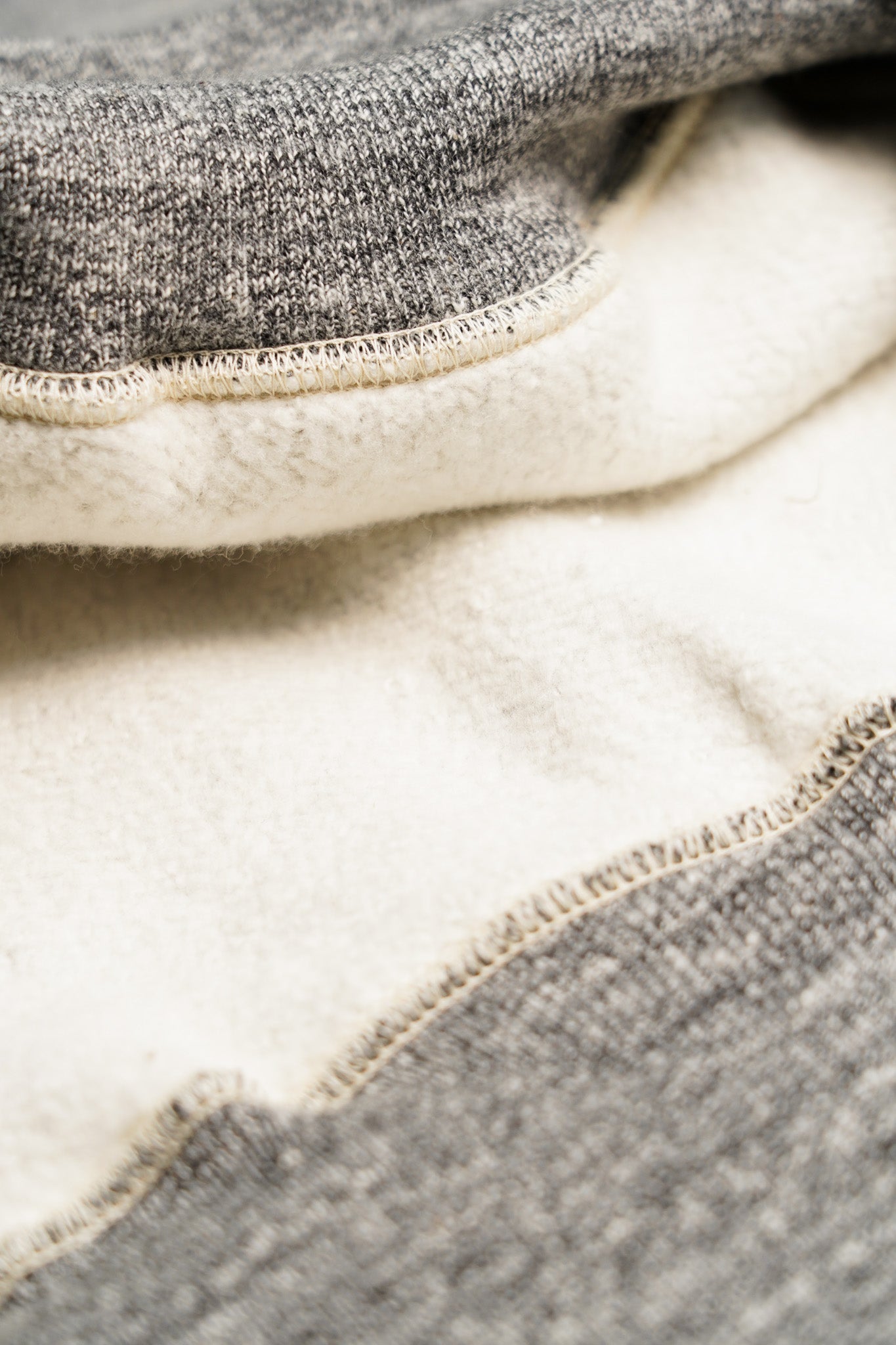 Denime Lot 262 - Four Needle Raglan Hoodie - Dark Heather Grey