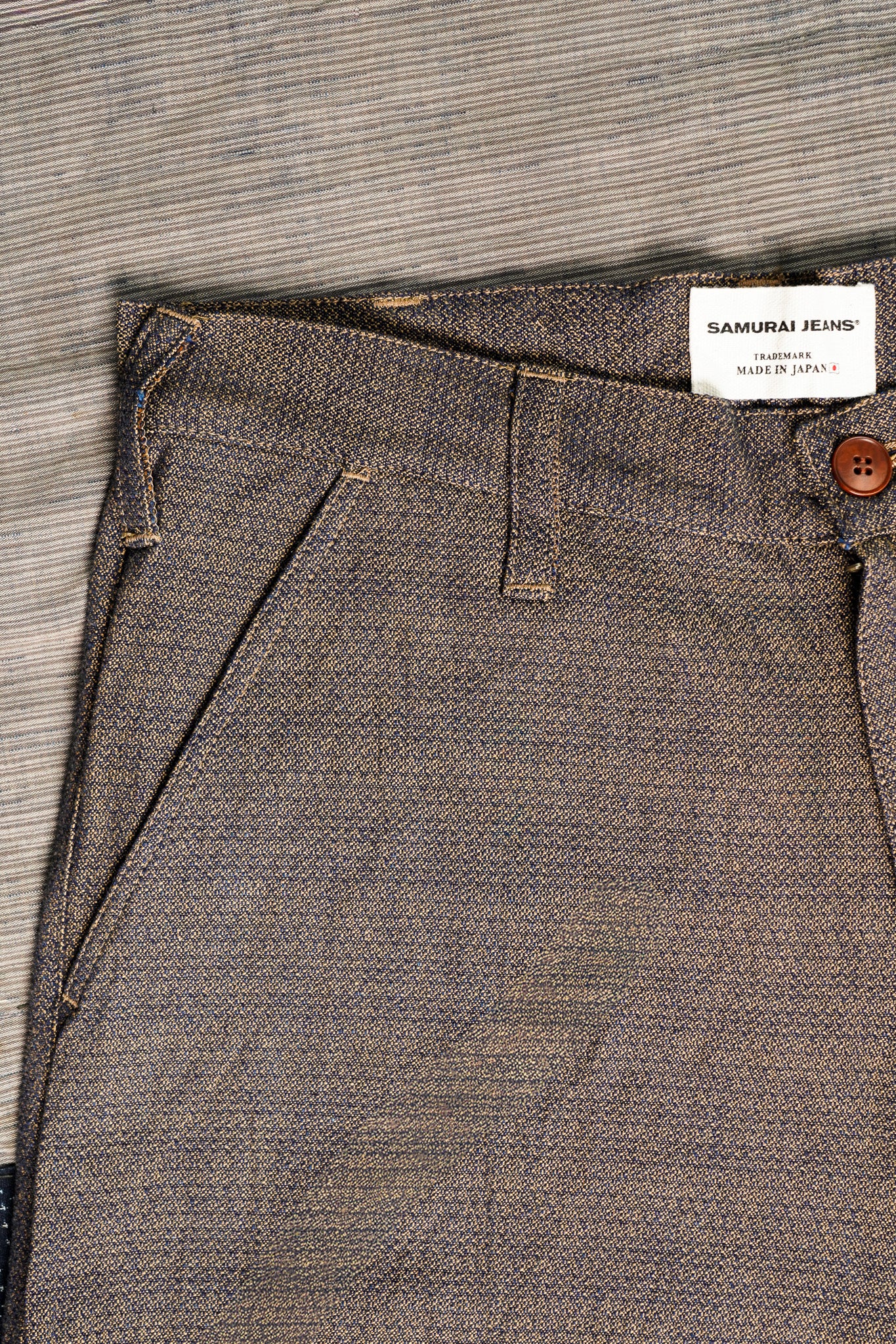 Samurai SJAP26-KSK Kanoko Aimadara Trousers - Brown