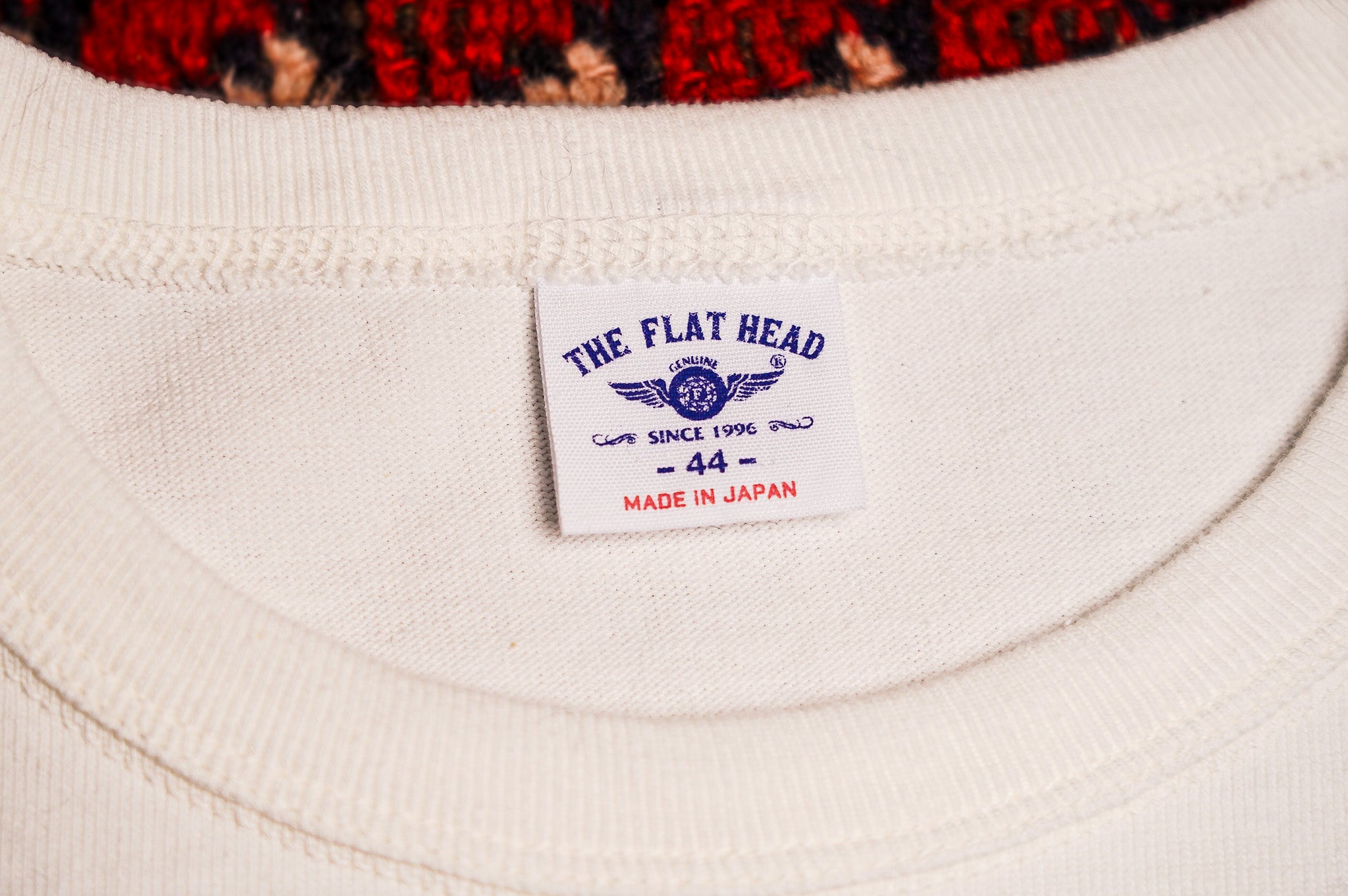 The Flat Head FN-THC-101 9oz Heavyweight Tee - White