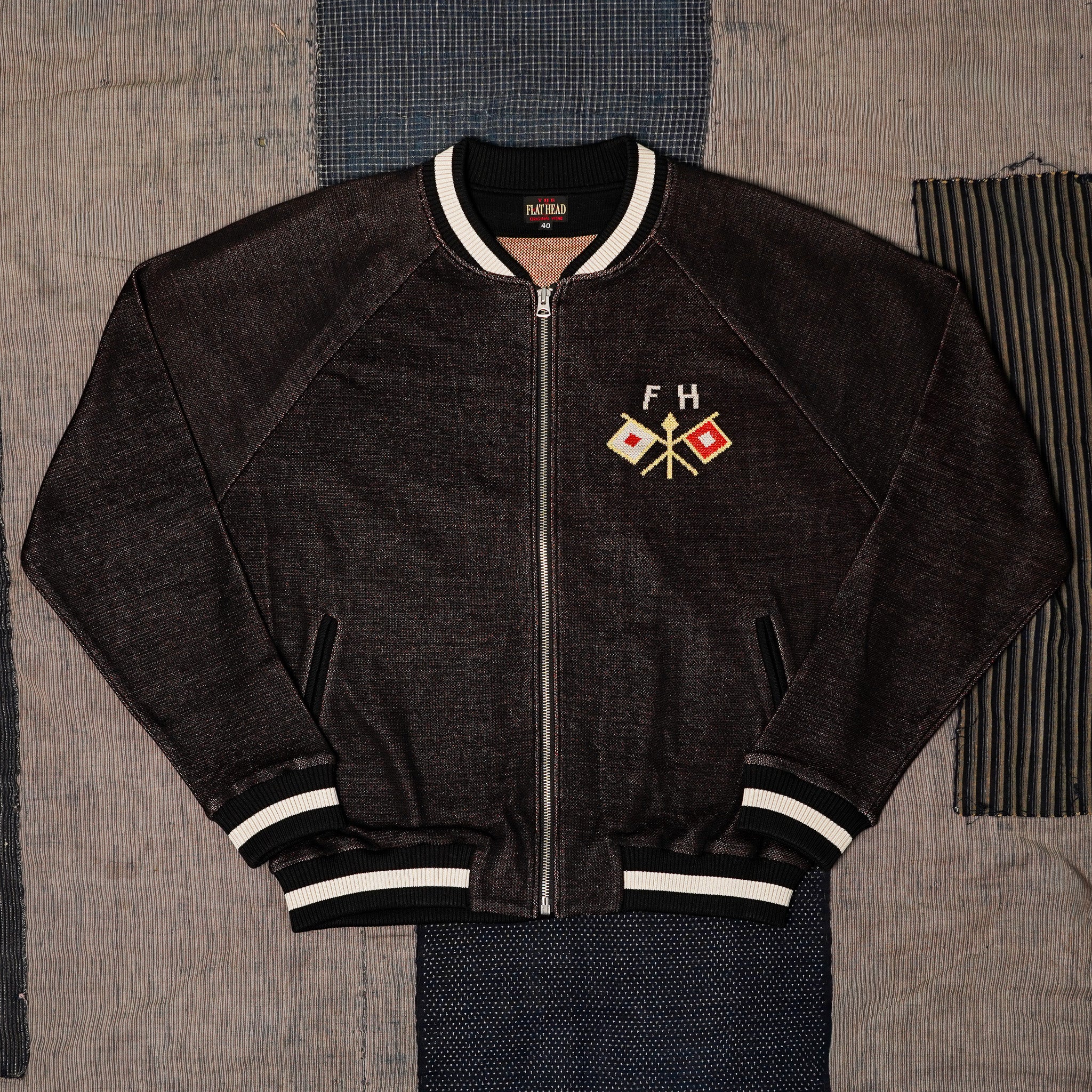 The Flat Head FN-KT-S001 Silk Knit Jacket - 30 Year Legacy