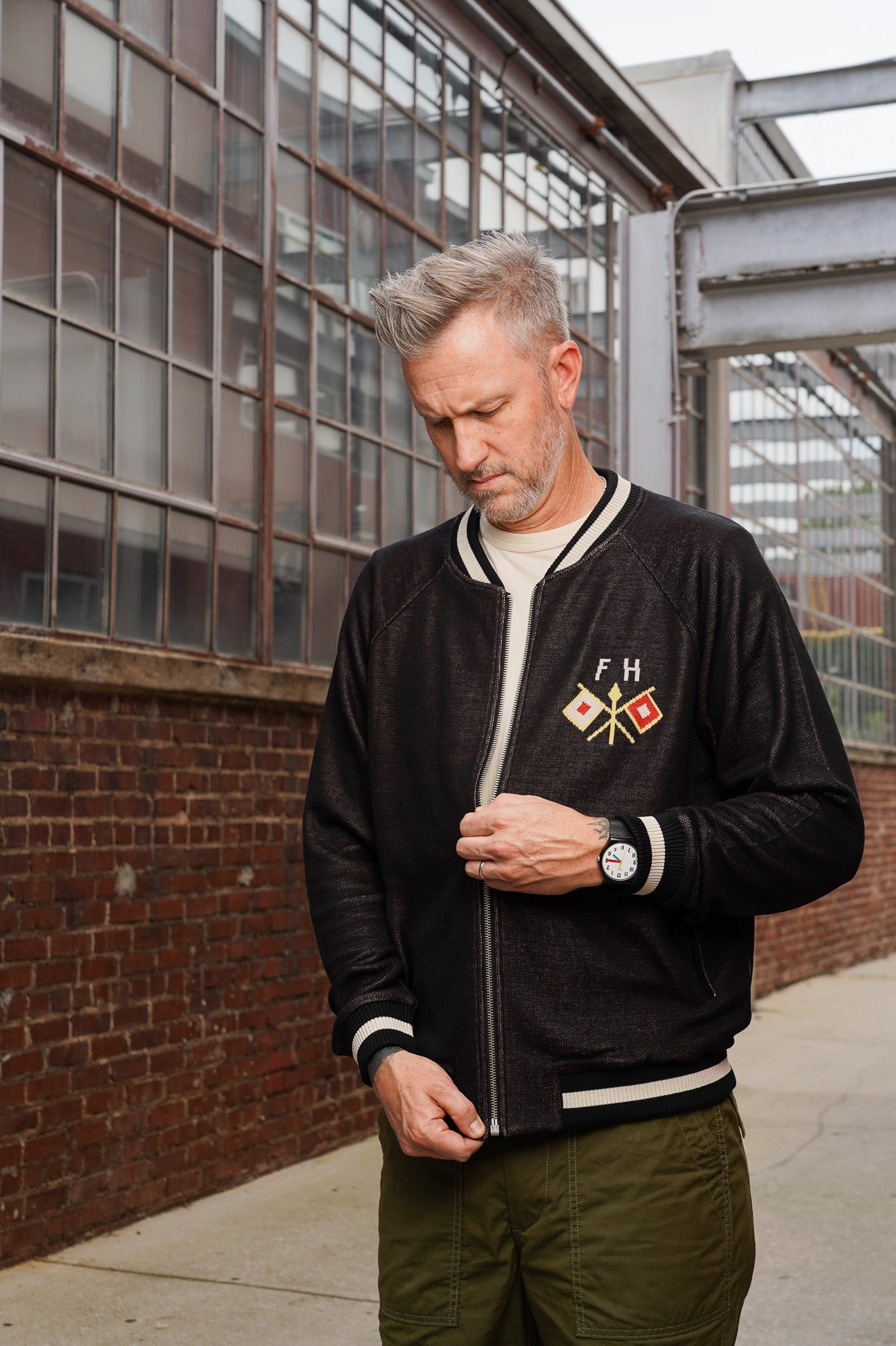 The Flat Head FN-KT-S001 Silk Knit Jacket - 30 Year Legacy