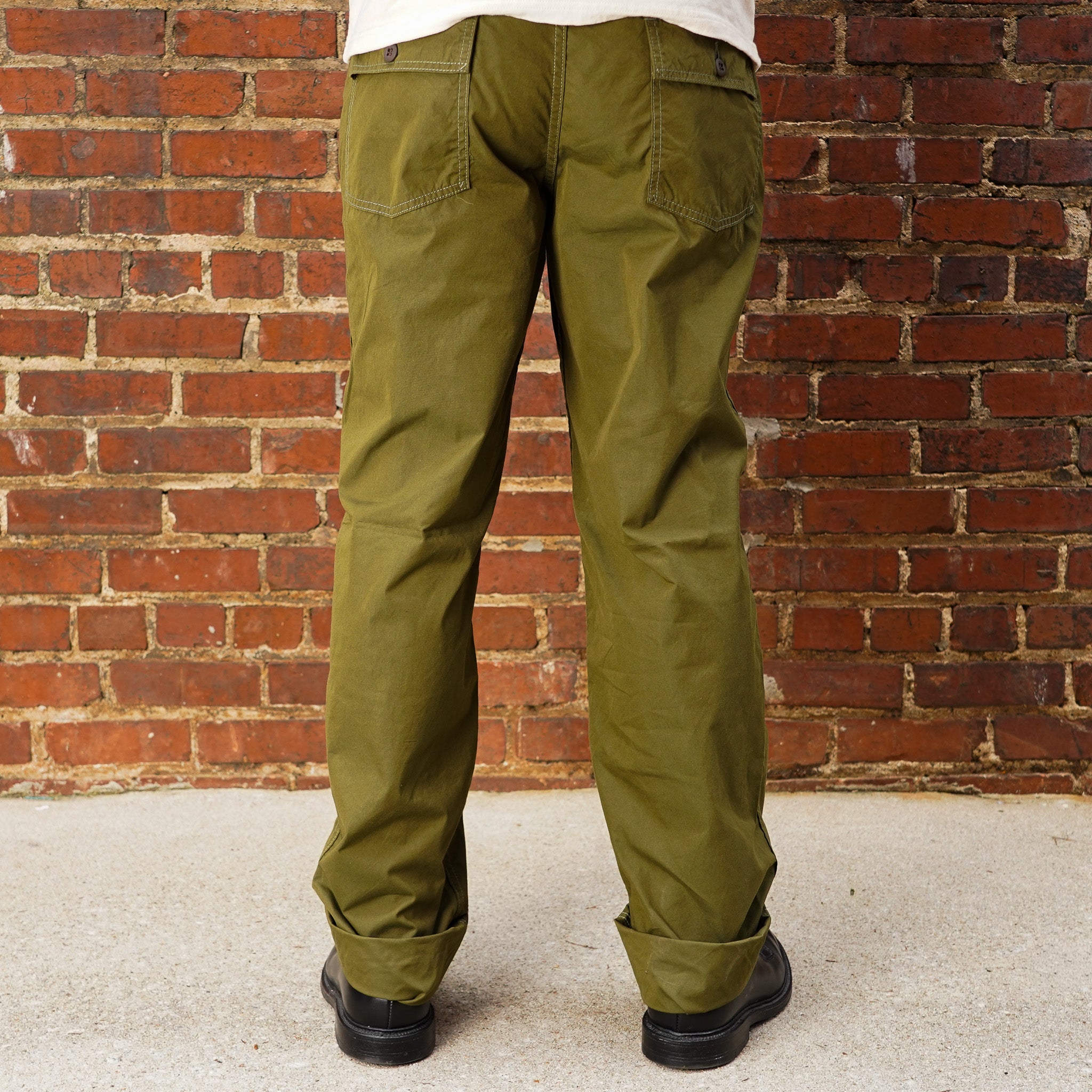 Iron Heart IH-745-ODG 4oz Cotton/Nylon Baker Pants - Olive Drab Green