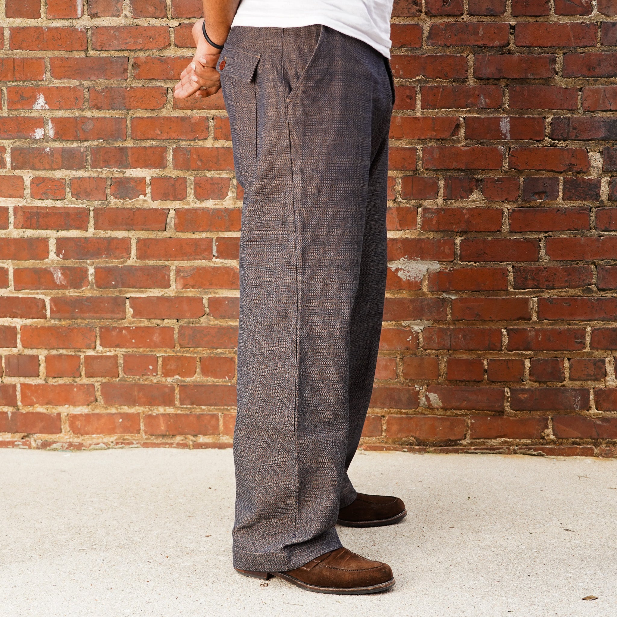 Samurai SJAP26-KSK Kanoko Aimadara Trousers - Brown